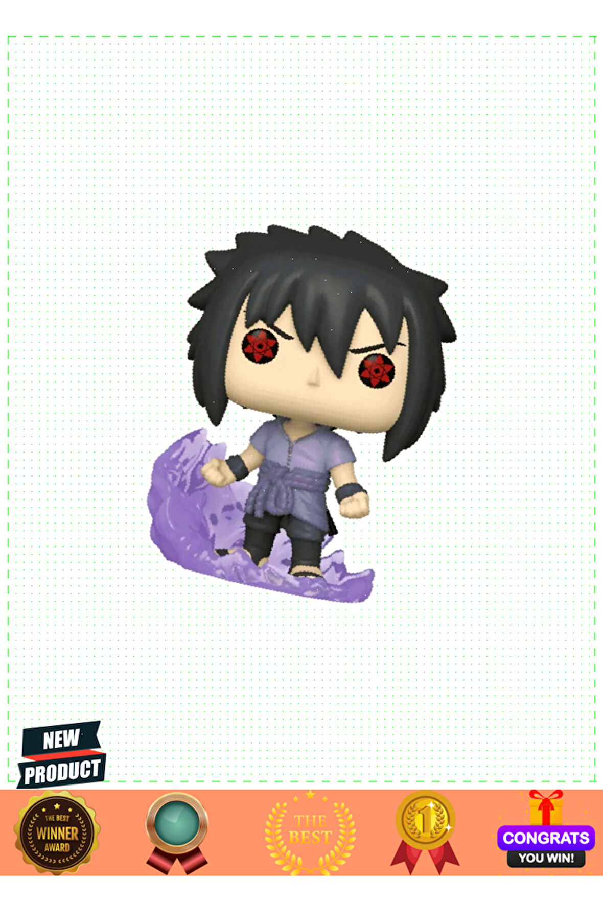 Funko Pop Animation Naruto Sasuke (FİRST SUSANO'O) Kız Erkek Çocuk Oyuncakları Eğitici Oyunca