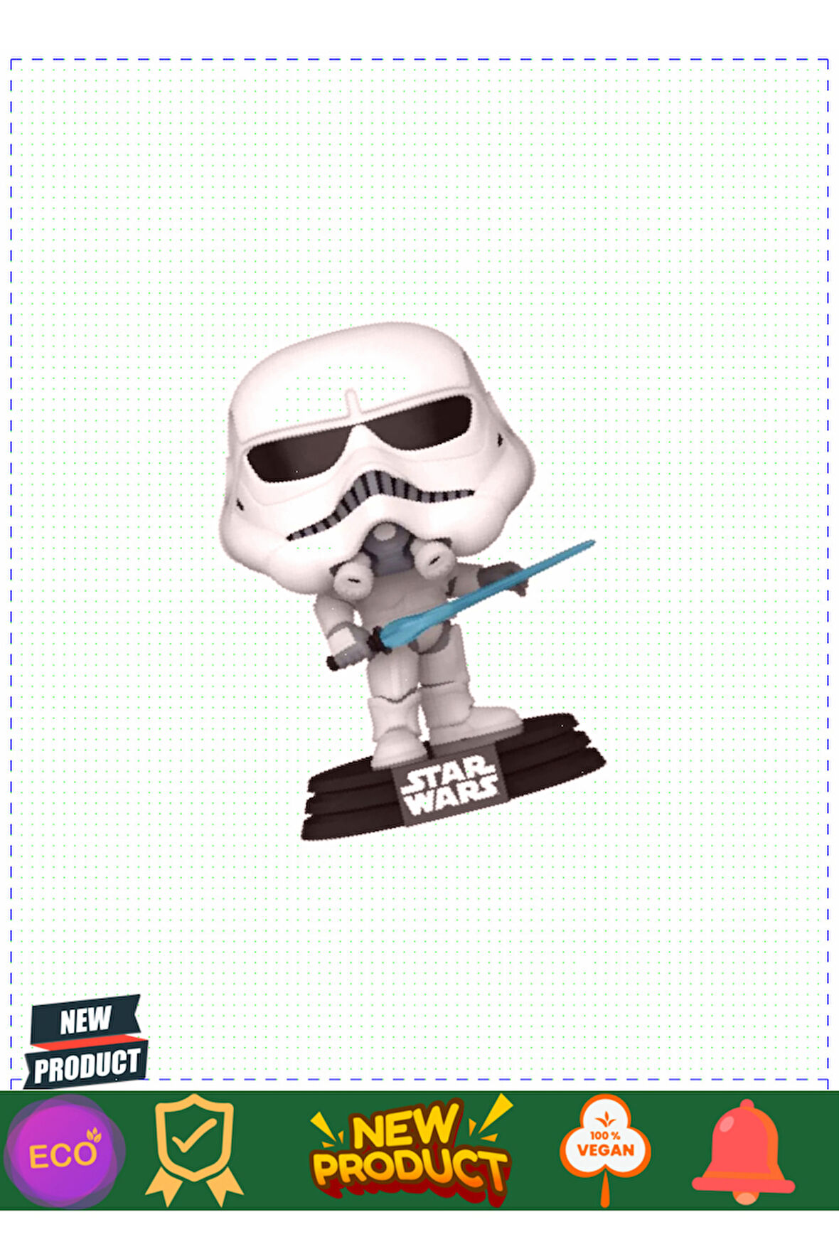 Funko Pop Figür Starr Warss Concept Series Stormtrooper Kız Erkek Çocuk Oyuncakları Eğitici