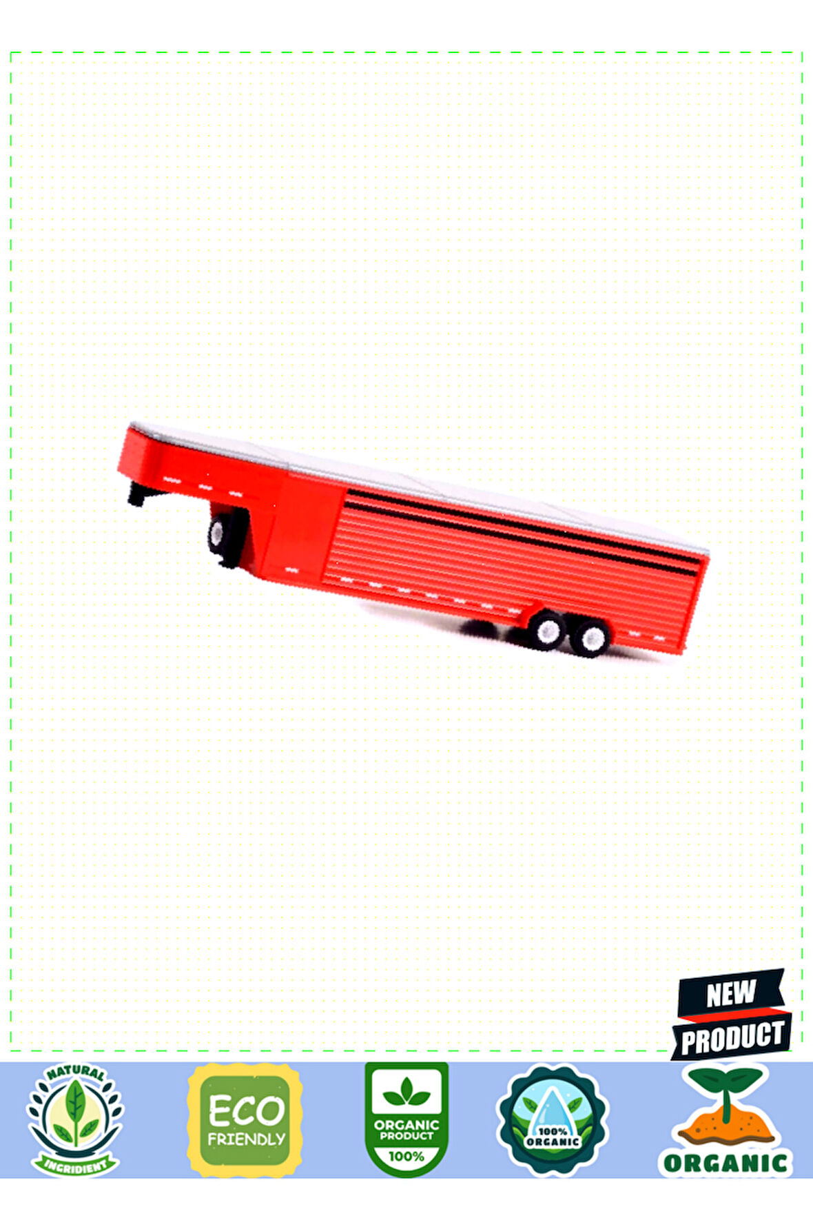 Greenlight 1/64 Continuous Gooseneck Livestock Trailer Kız Erkek Çocuk Oyuncakları Eğitici Oy