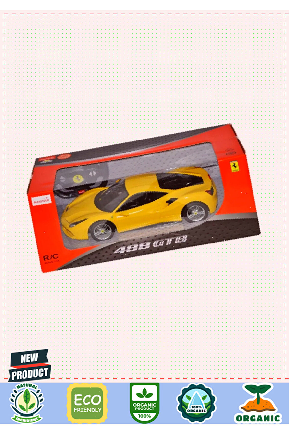75600 1:14 Ferrari 488 Gtb Uzaktan Kumandalı Işıklı Araba Kız Erkek Çocuk Oyuncakları Eğitici