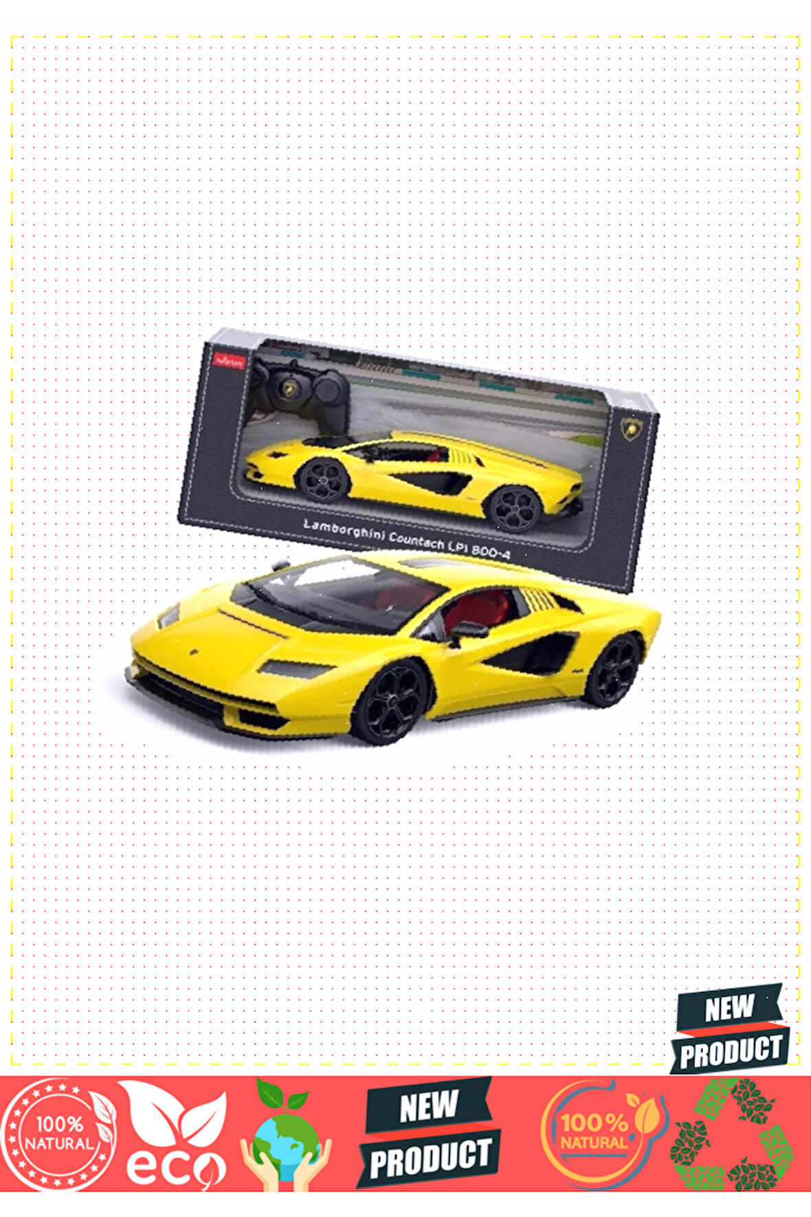 92000 Lamborghini Countach 1:16 Araba Kız Erkek Çocuk Oyuncakları Eğitici Oyuncaklar
