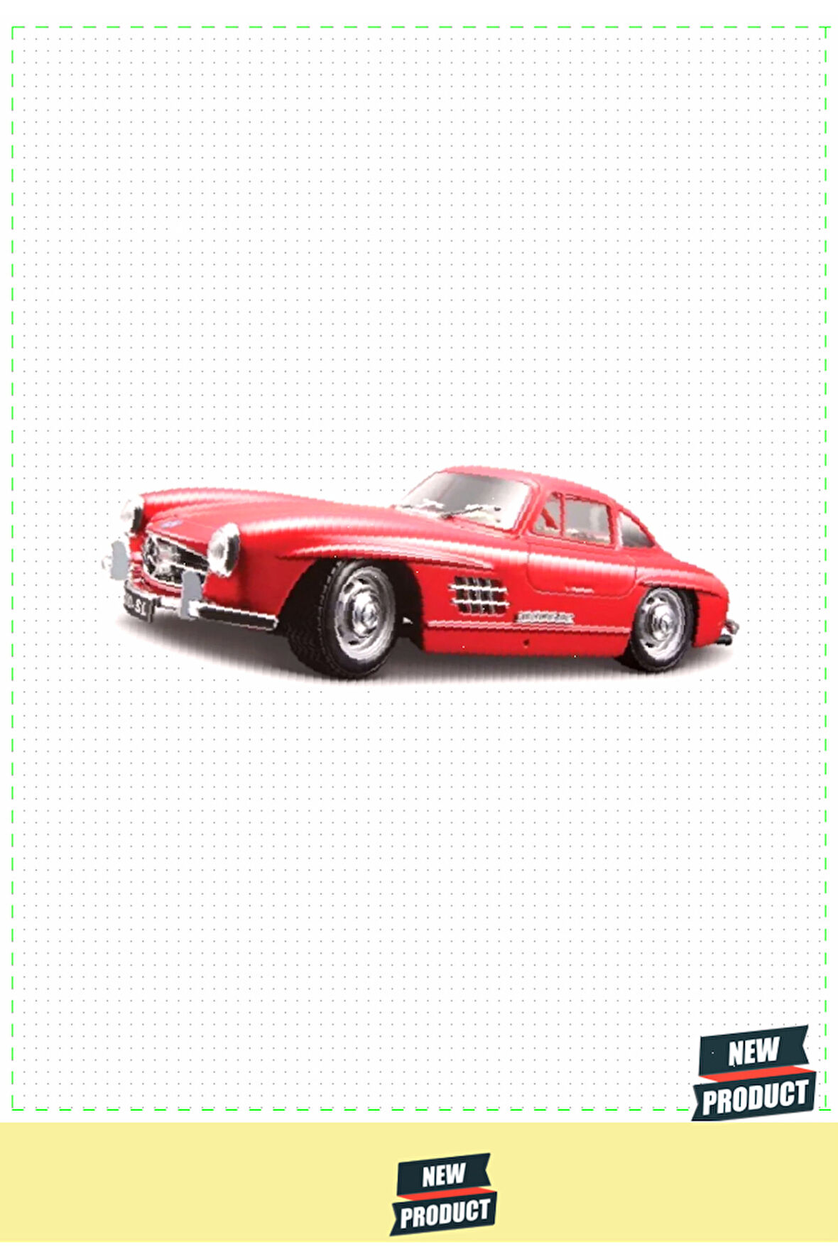 Bburagoo 1:24 Mersedes Benz 300sl 1954 Model Araba Kız Erkek Çocuk Oyuncakları Eğitici Oyunca