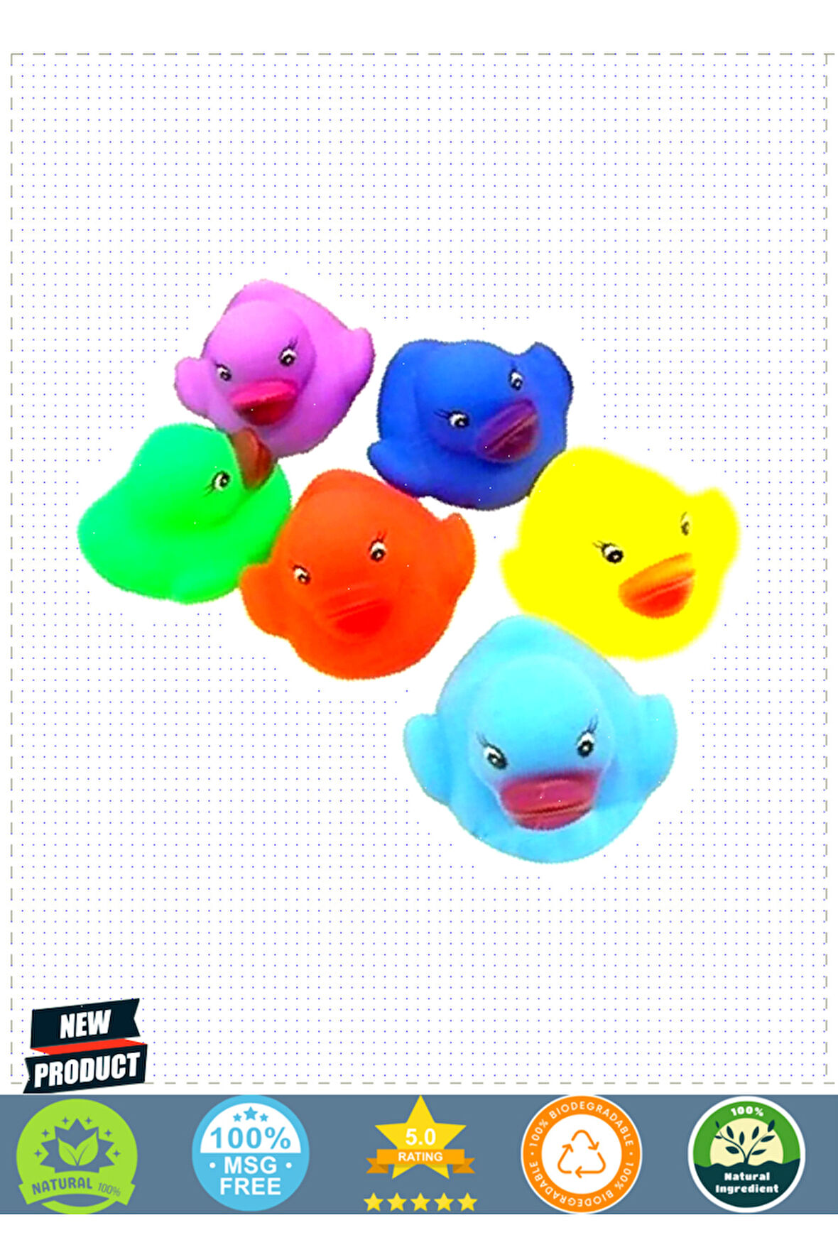 Sozzy Toys Ördeğim Banyo Oyuncakları Szy220 Kız Erkek Çocuk Oyuncakları Eğitici Oyuncaklar