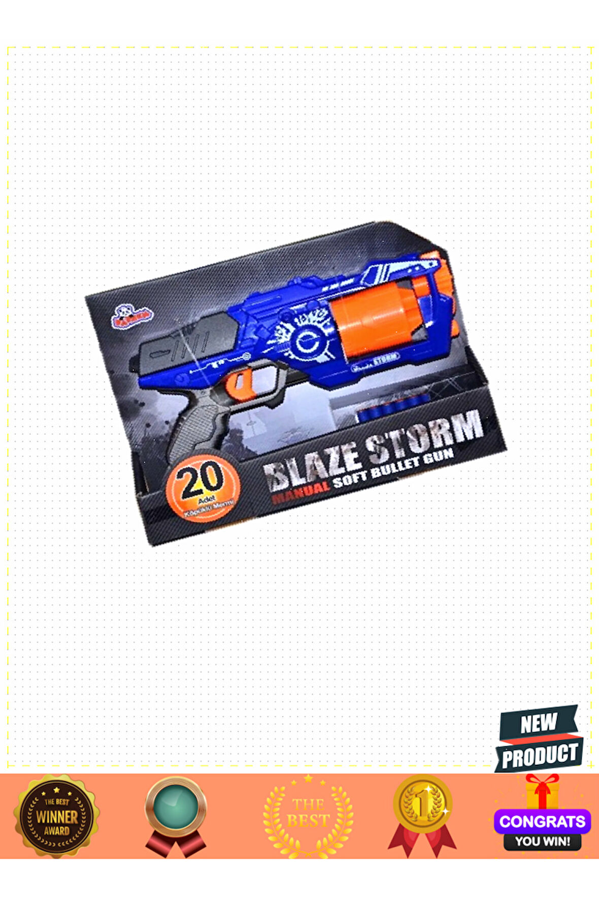 ZC7092 Döner Hazneli Yumuşak Mermili Tüfek -Vardem 1 Adet