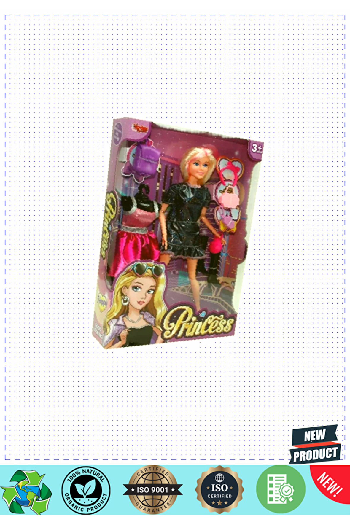 Wg-66813 Kutulu 29cm Yedek Elbiseli Bebek- Kız Erkek Çocuk Oyuncakları Eğitici Oyuncaklar