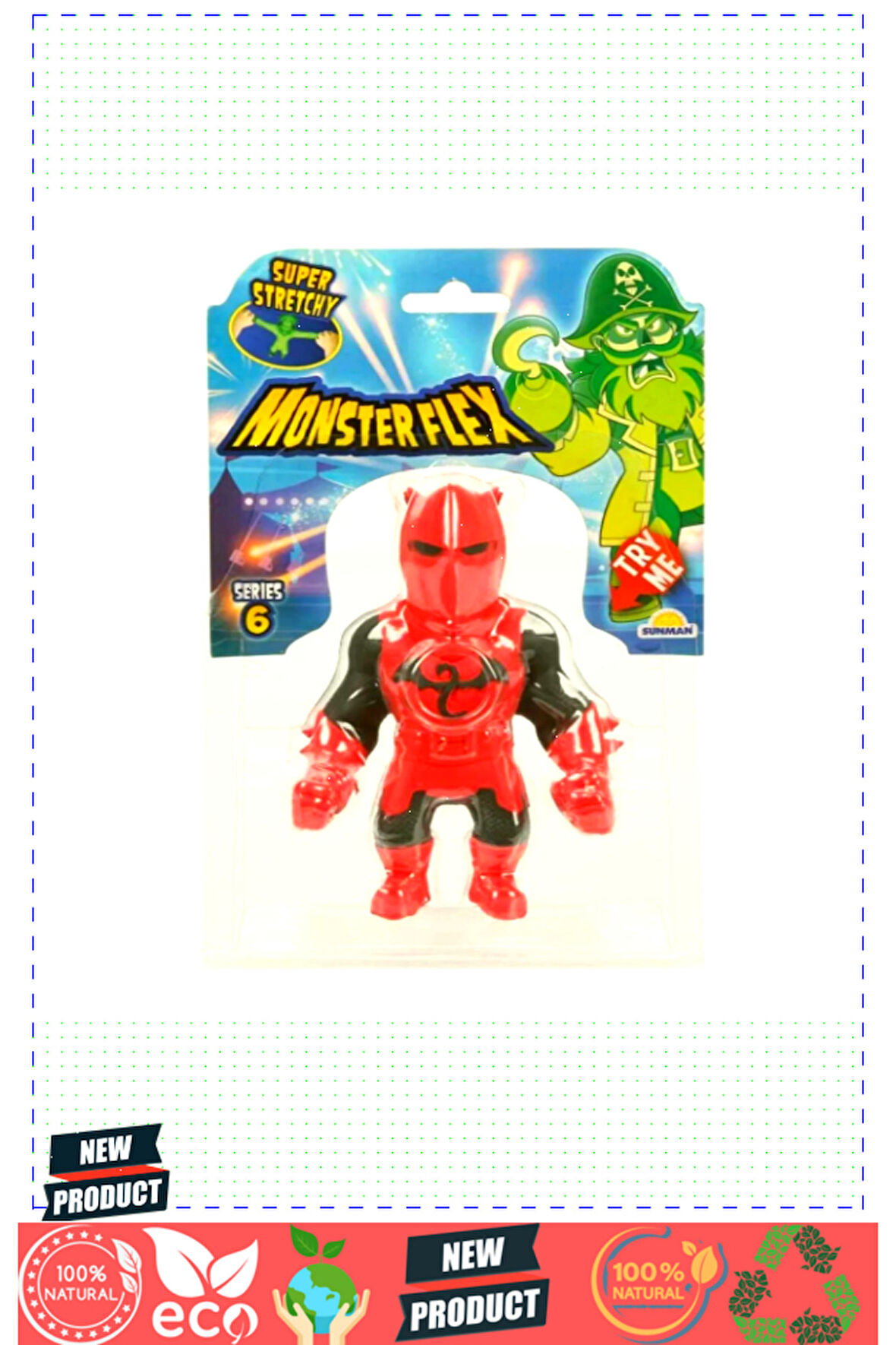 Monsterr Flex Stretch Figür Seri 6 15cm Kız Erkek Çocuk Oyuncakları Eğitici Oyuncaklar