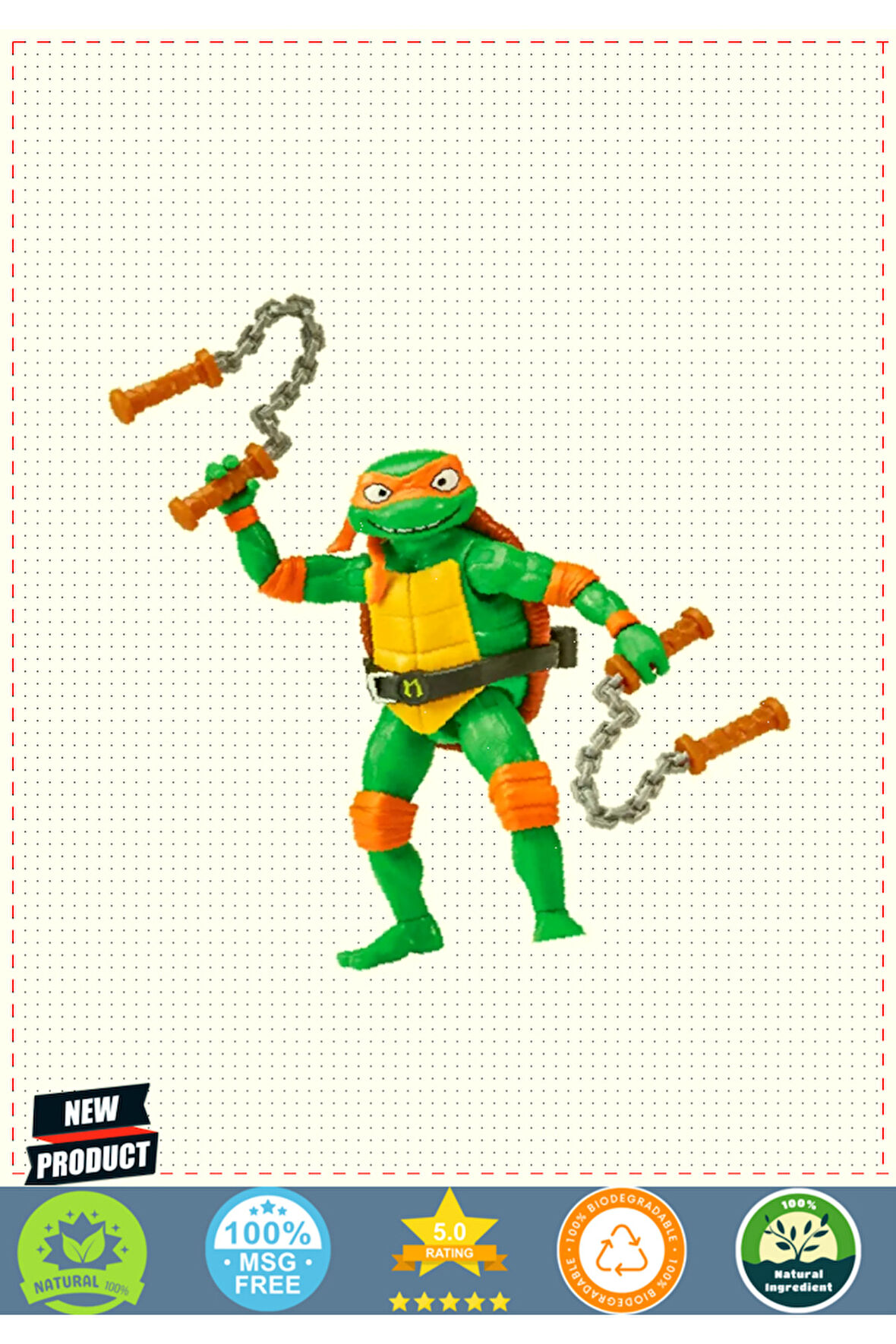Tmnt Michelangelo Aksiyon Figürü Tu805400 Kız Erkek Çocuk Oyuncakları Eğitici Oyuncaklar