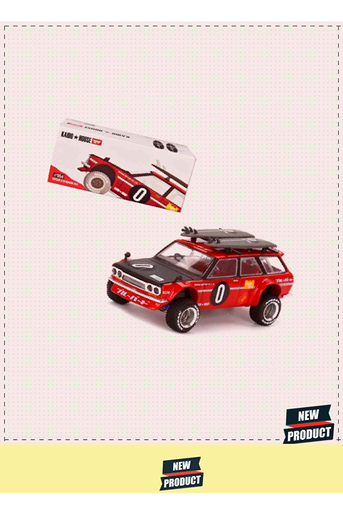 Mini Gt 1:64 Datsun Kaido 510 Wagon Gt Surf Safari Rs V2 Kız Erkek Çocuk Oyuncakları Eğitici