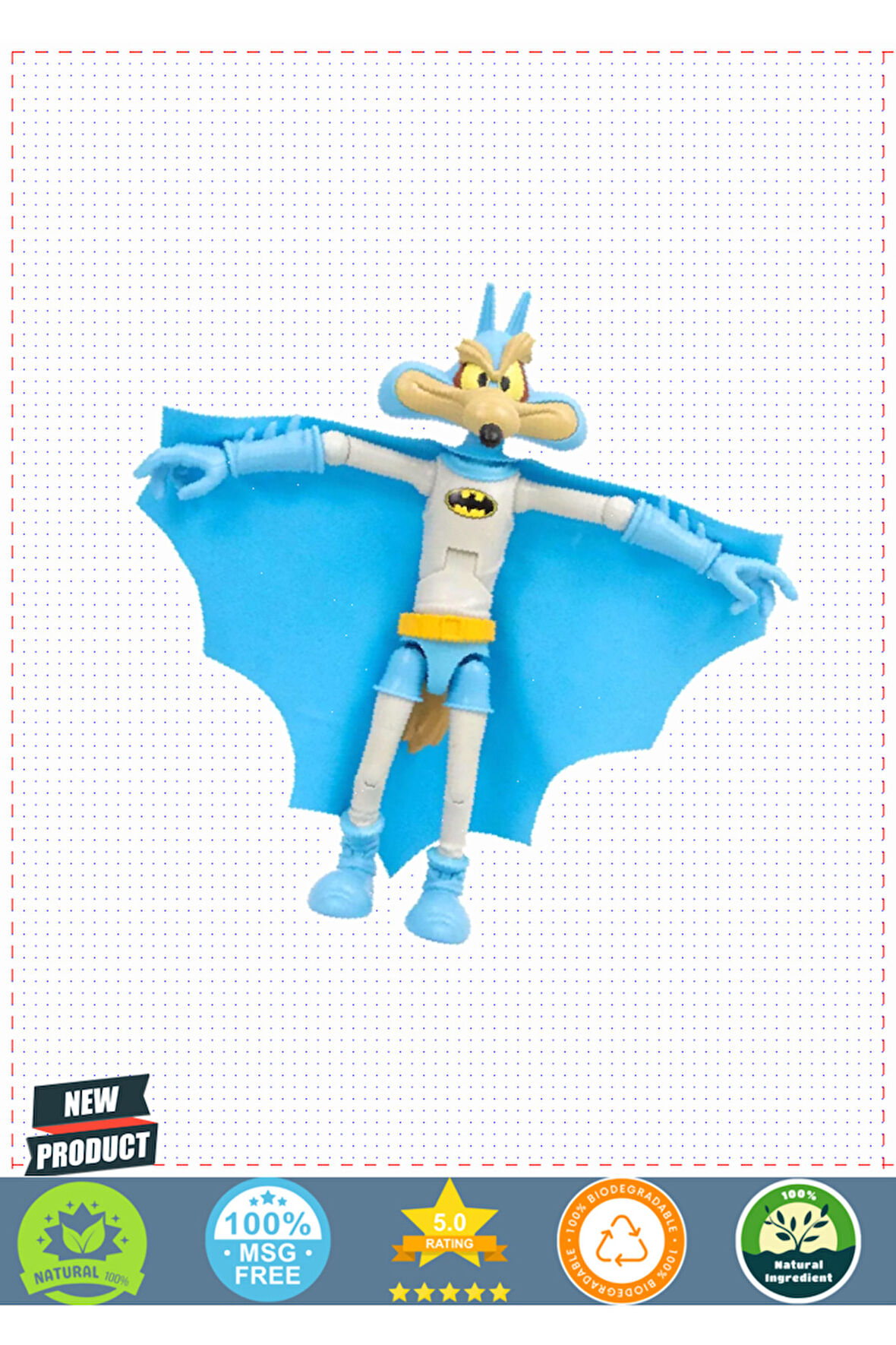 Wb100 Warnerrr Brosss 100. Yıl Wile E. Coyote Figürü Waw03000 Kız Erkek Çocuk Oyuncakları Eği