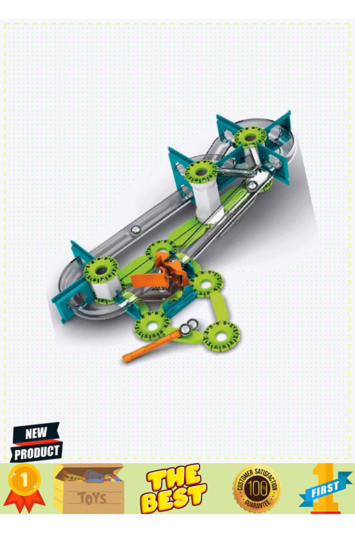 Geomag Mechanicsgravity Yarış Pisti 67 Parça Kız Erkek Çocuk Oyuncakları Eğitici Oyuncaklar