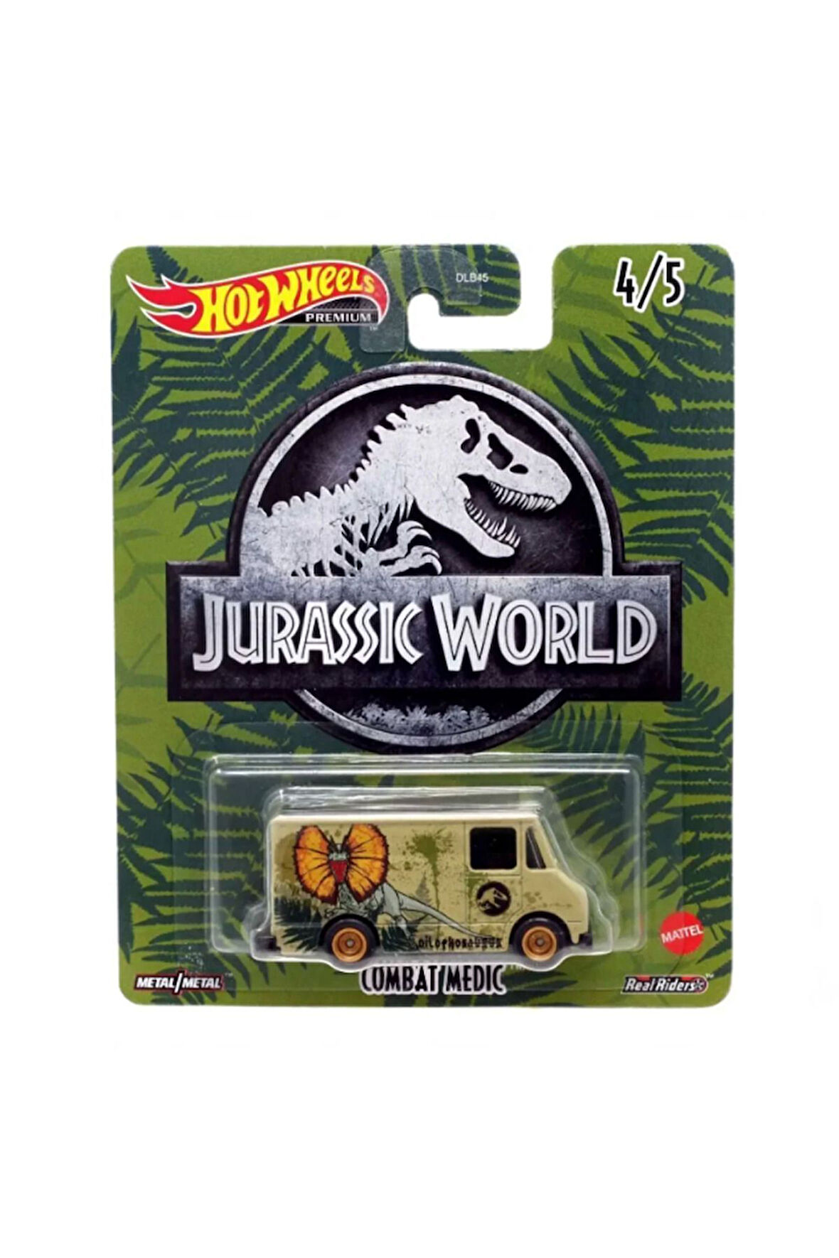 Hott Wheelsss Premium Jurassicc Worlddd Combat Medic Kız Erkek Çocuk Oyuncakları Eğitici Oyun