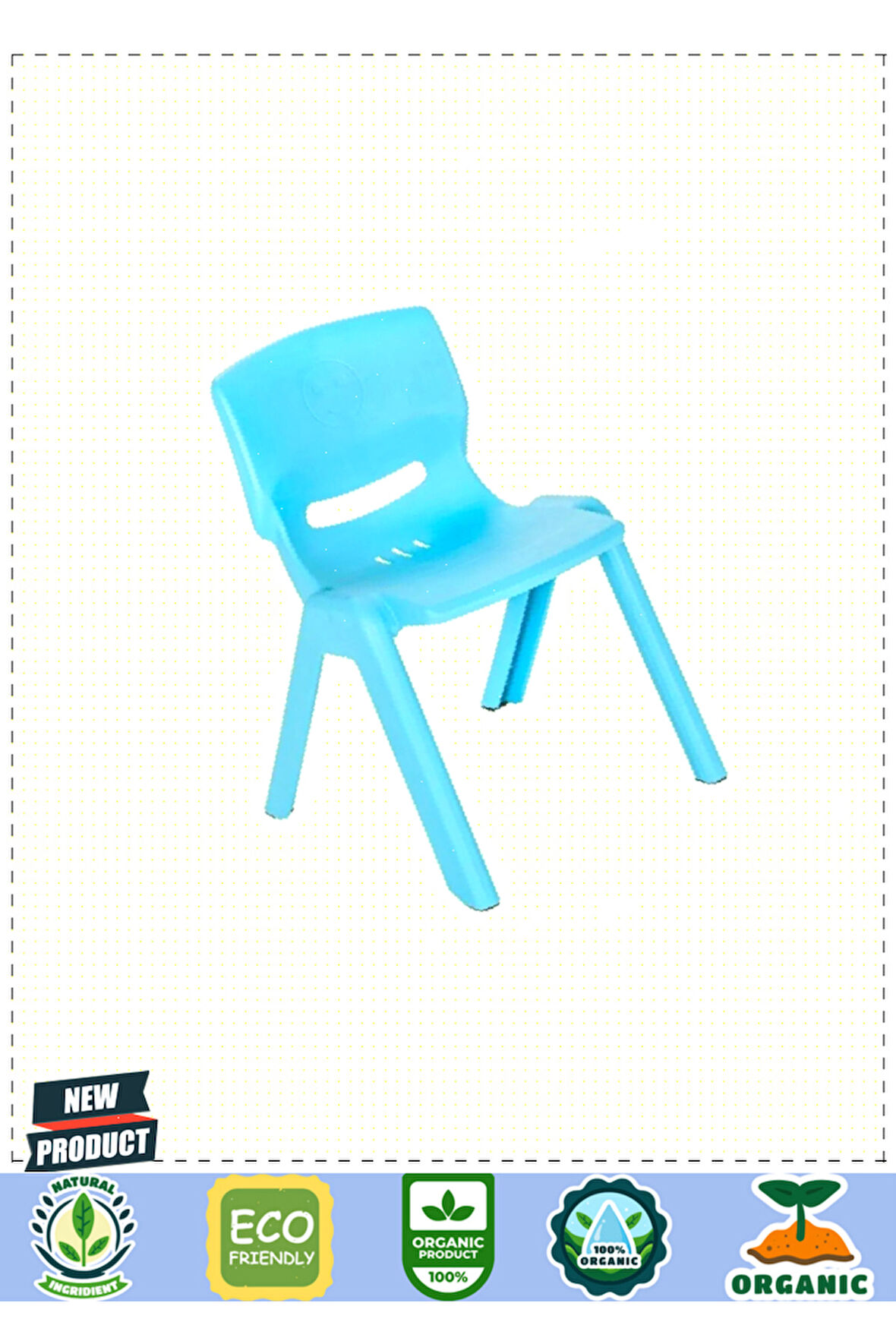 Happy Sandalye Mavi Kız Erkek Çocuk Oyuncakları Eğitici Oyuncaklar