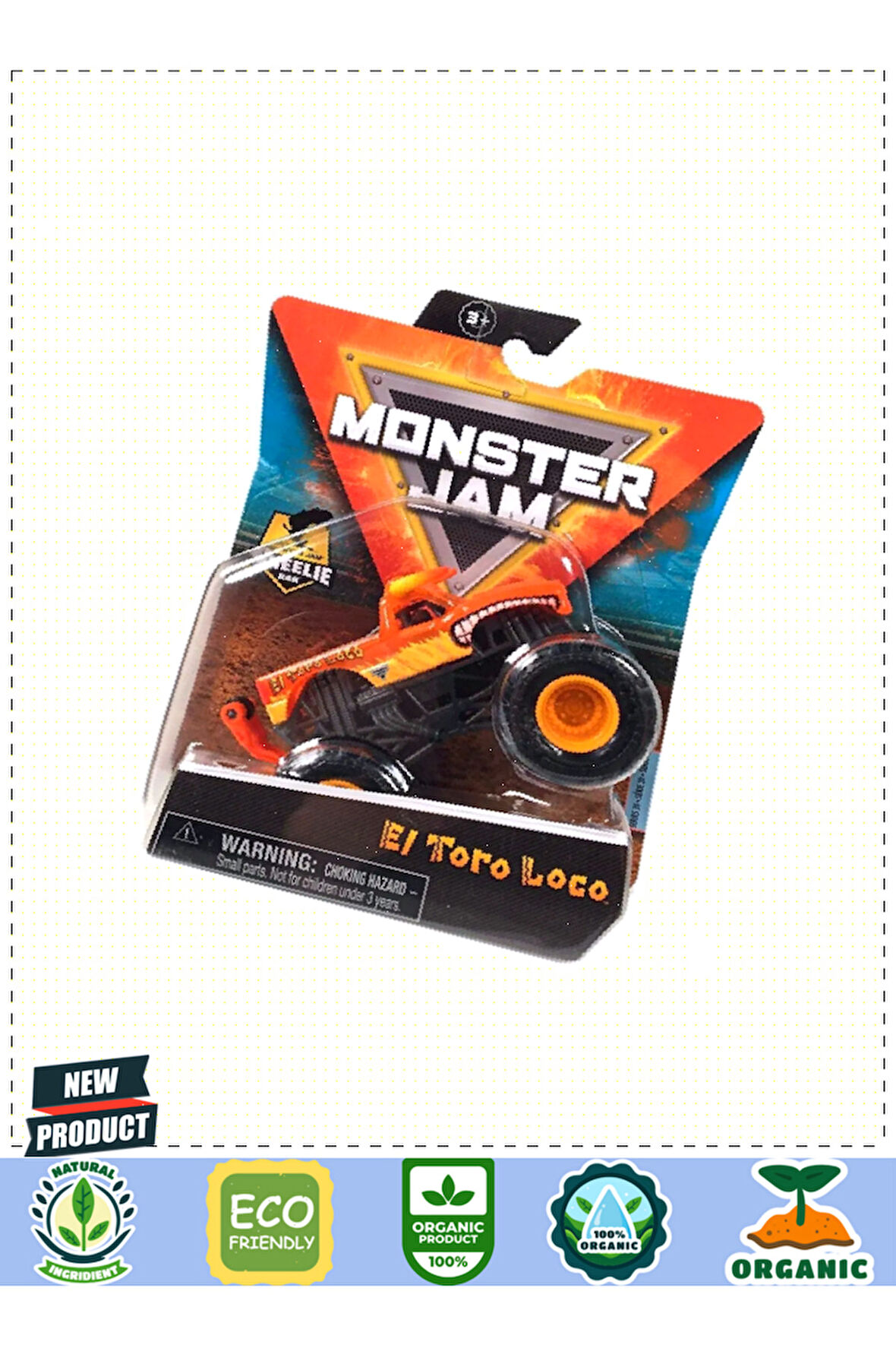 Monsterr Jam 1:64 Araçlar 6044941 Kız Erkek Çocuk Oyuncakları Eğitici Oyuncaklar