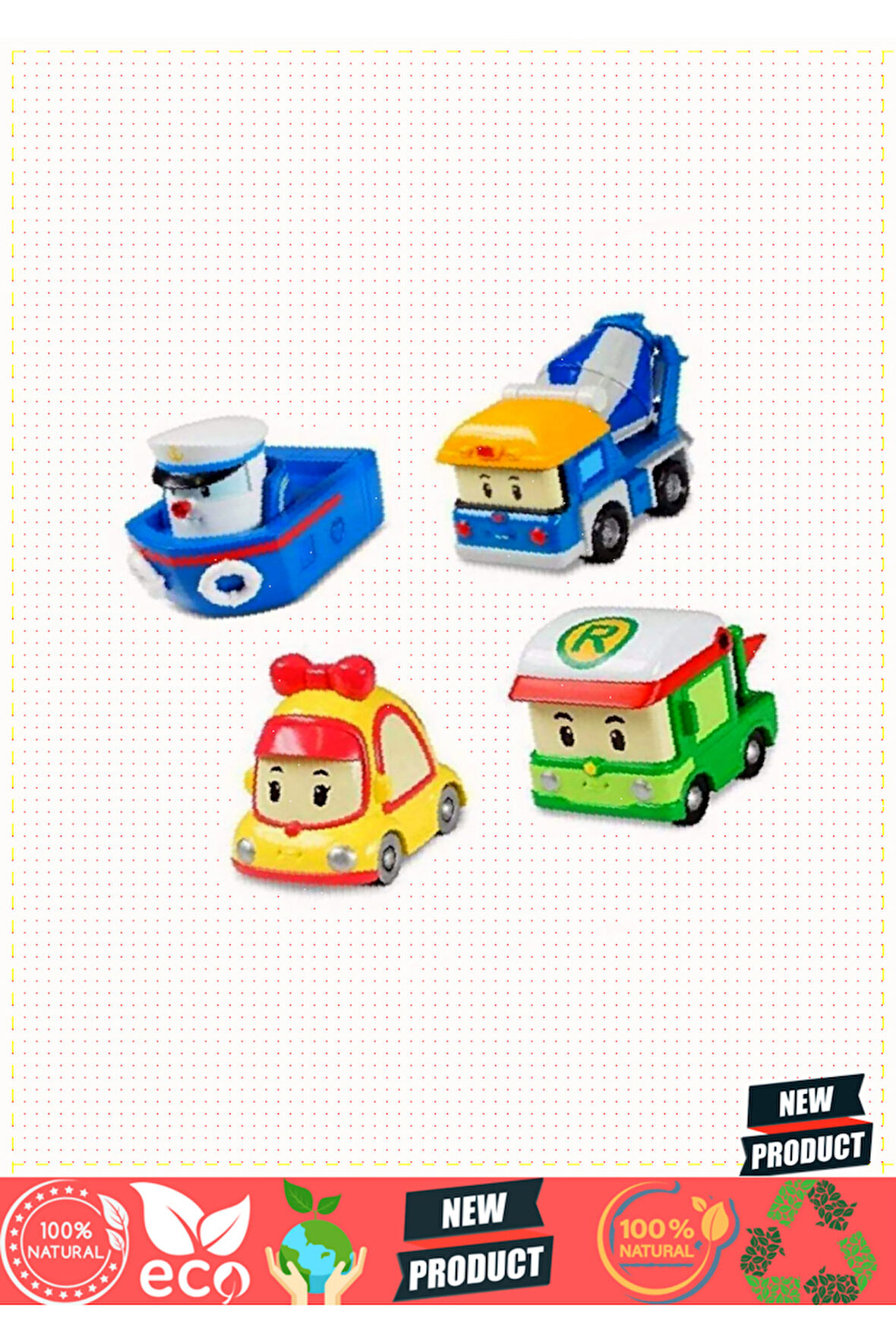 Robocar Poli Metal Araç Karakterler 1 Adet Kız Erkek Çocuk Oyuncakları Eğitici Oyuncaklar