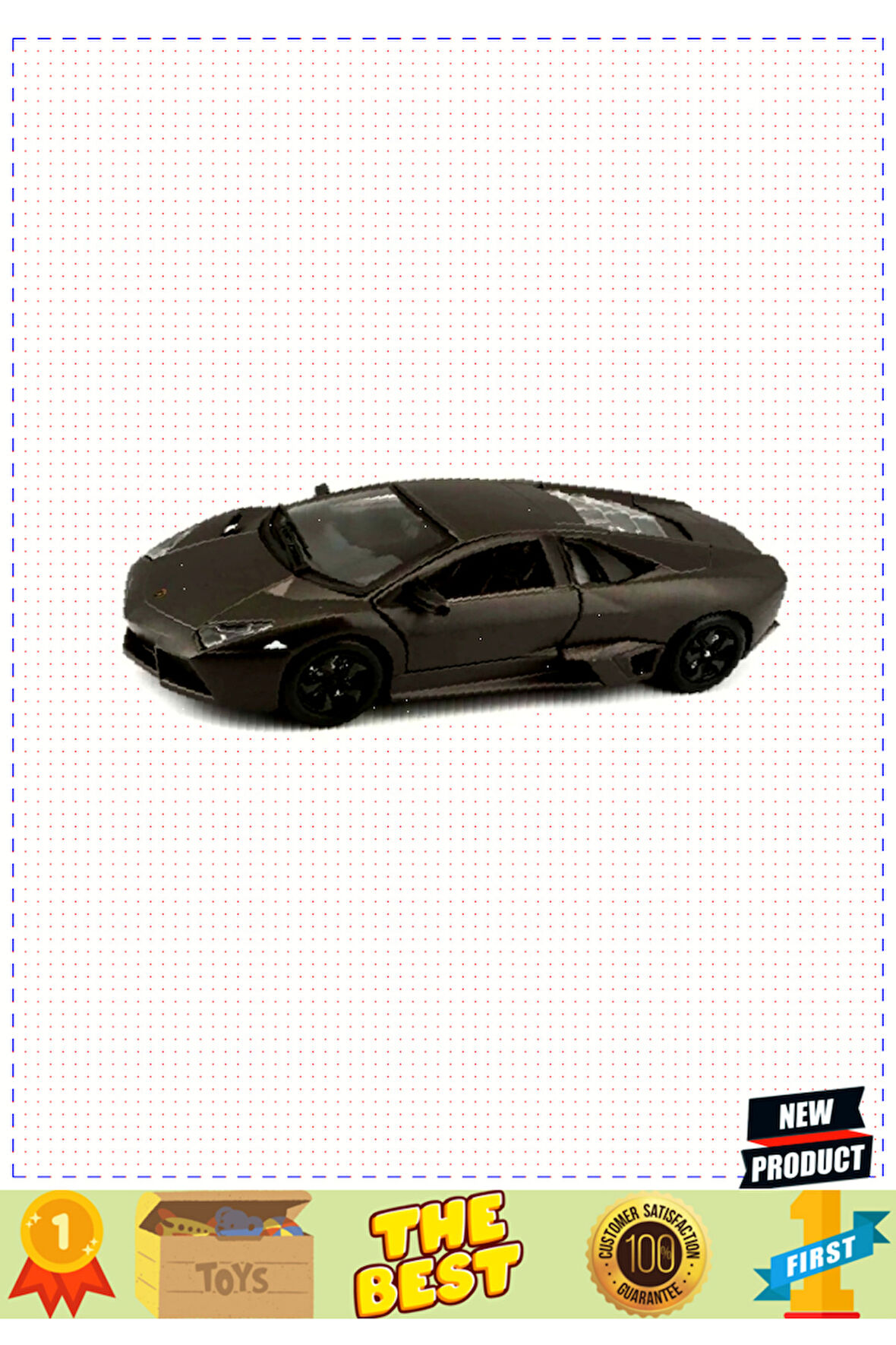 Bburagoo 1:24 Lamborghini Reventon Model Araba Kız Erkek Çocuk Oyuncakları Eğitici Oyuncaklar