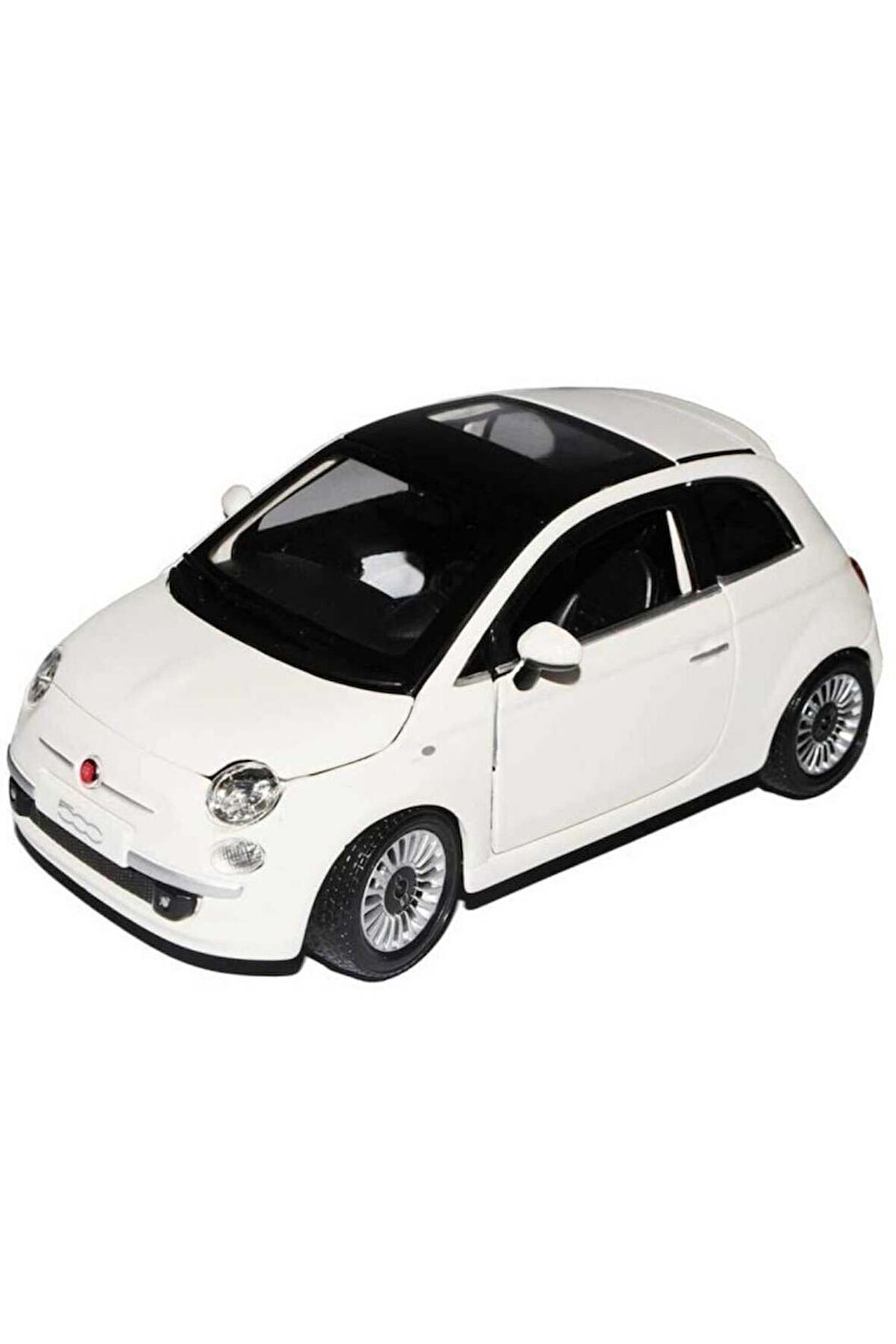 Bburagoo 1:24 Fiat 500 2007 Model Araba Kız Erkek Çocuk Oyuncakları Eğitici Oyuncaklar