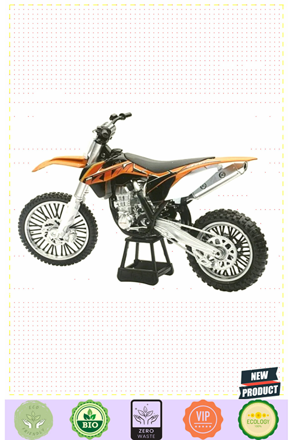 1:10 Ktm 450 Sx-f 2014 Kız Erkek Çocuk Oyuncakları Eğitici Oyuncaklar