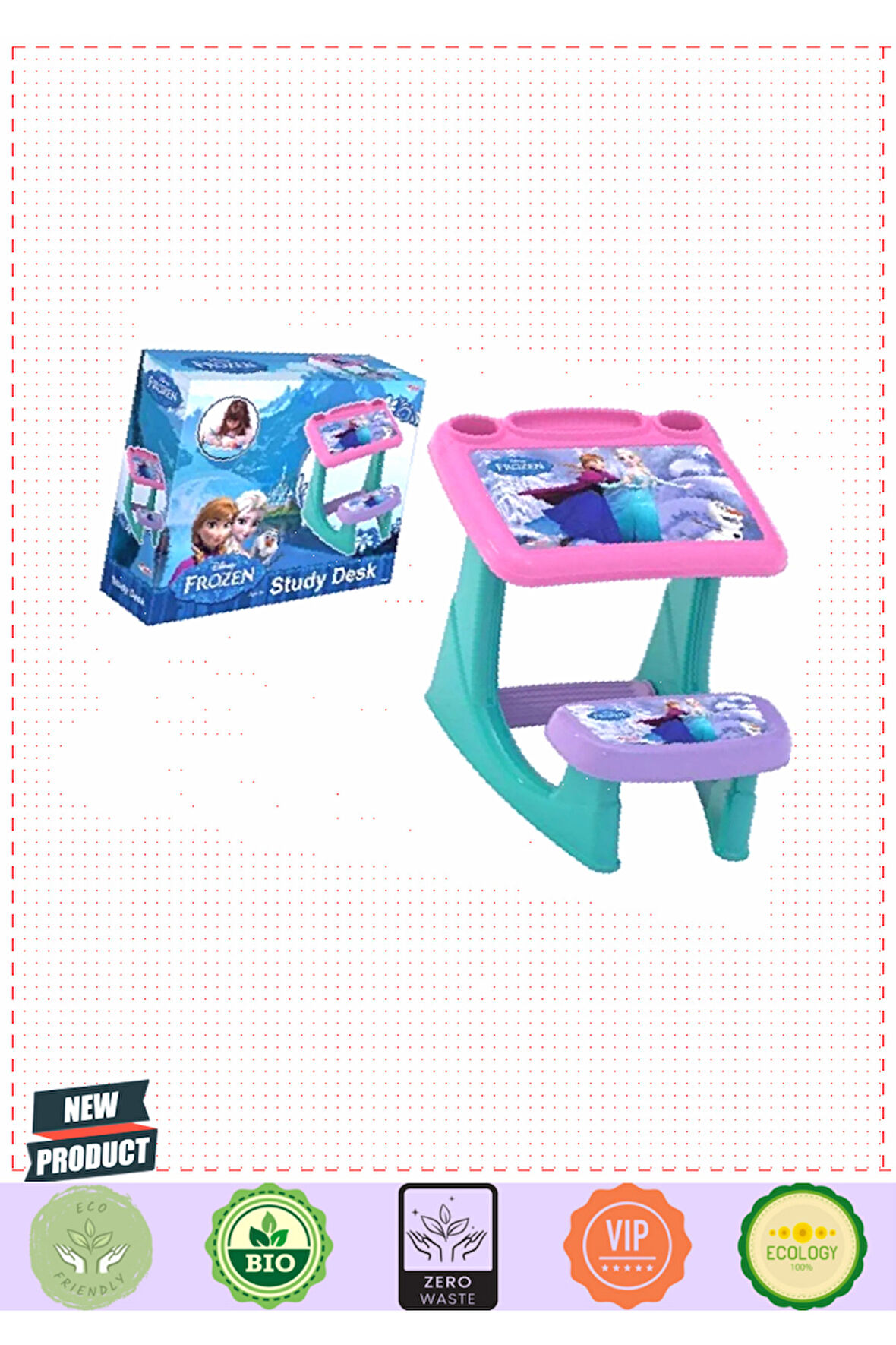 Frozen Çalışma Ve Aktivite Masası Kız Erkek Çocuk Oyuncakları Eğitici Oyuncaklar