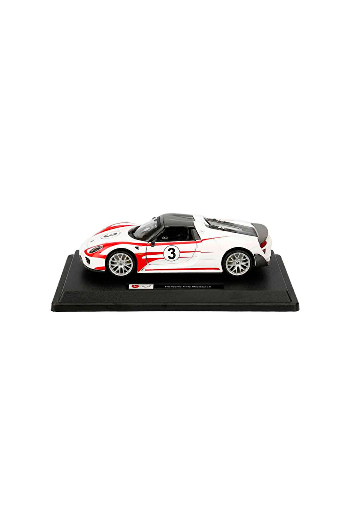 BBuragoo 1:24 Porsche 918 Spyder Model Araba 18-28009 1 Adet Kız Erkek Çocuk Oyuncakları Eğitici Oyu