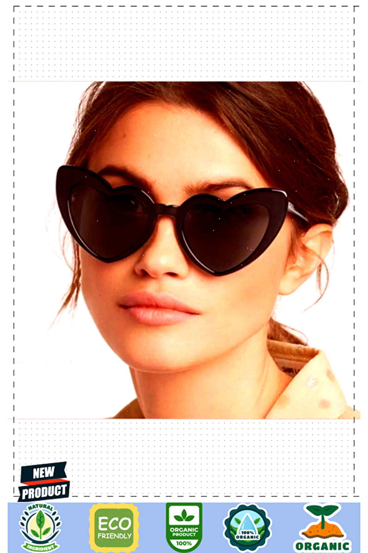 Siyah Renk Kalp Şekilli Parti Gözlüğü 15x5cm Kız Erkek Çocuk Oyuncakları Eğitici Oyuncaklar