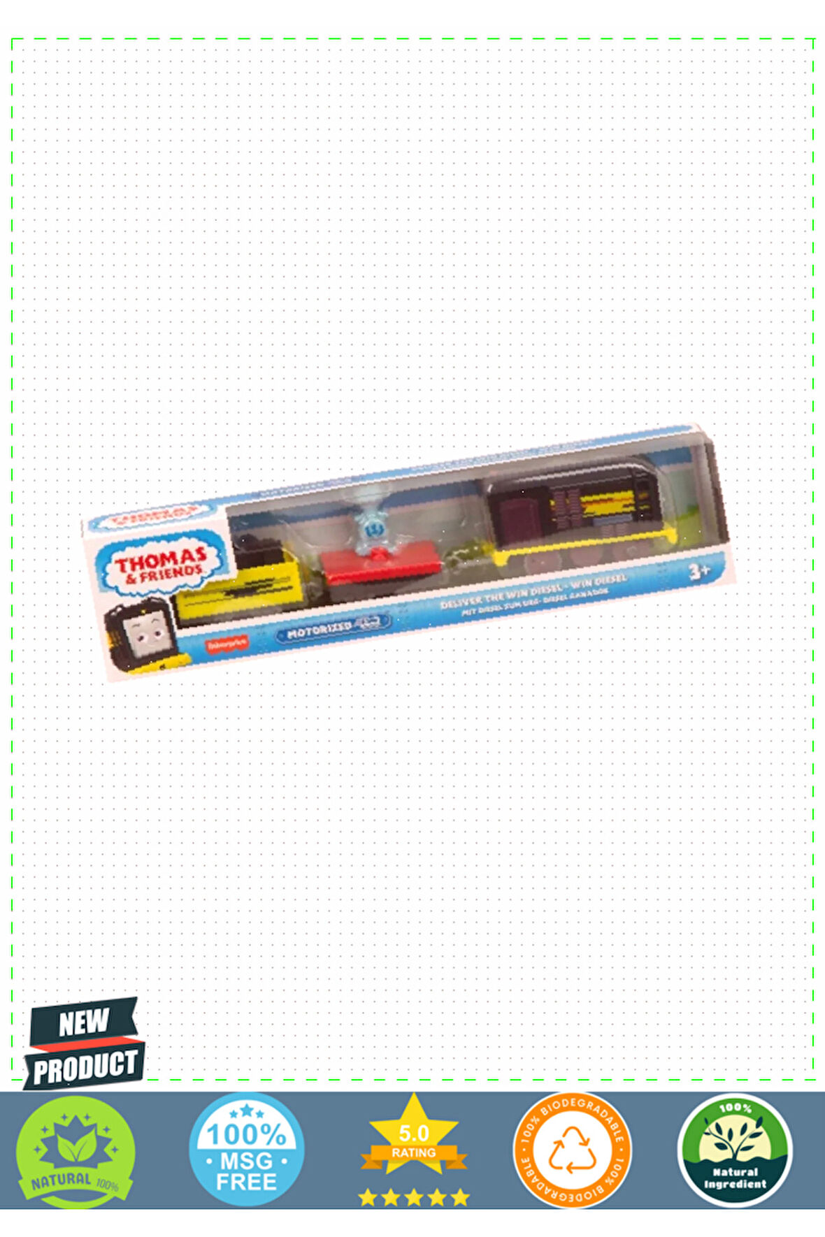 HFX97 Thomasss veee Arkadaşlarııı-Büyük Tekli Tren-Eğlenceli Karakterler 1 Gram Kız Erkek Çocuk Oyun