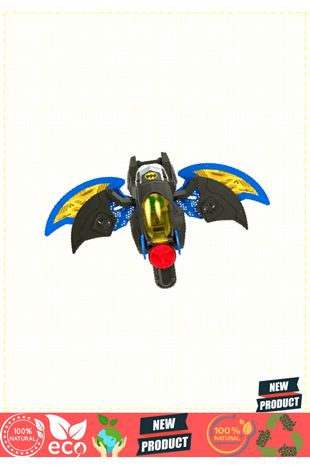 Imaginextt Dc Super Friends Batwing 5 Litre Kız Erkek Çocuk Oyuncakları Eğitici Oyuncaklar