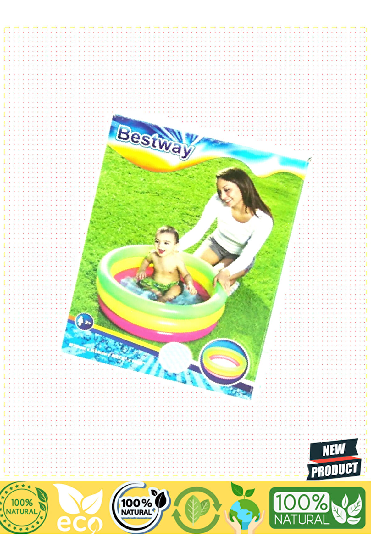 3 Bölmeli Çocuk Havuzu 5 Litre Kız Erkek Çocuk Oyuncakları Eğitici Oyuncaklar