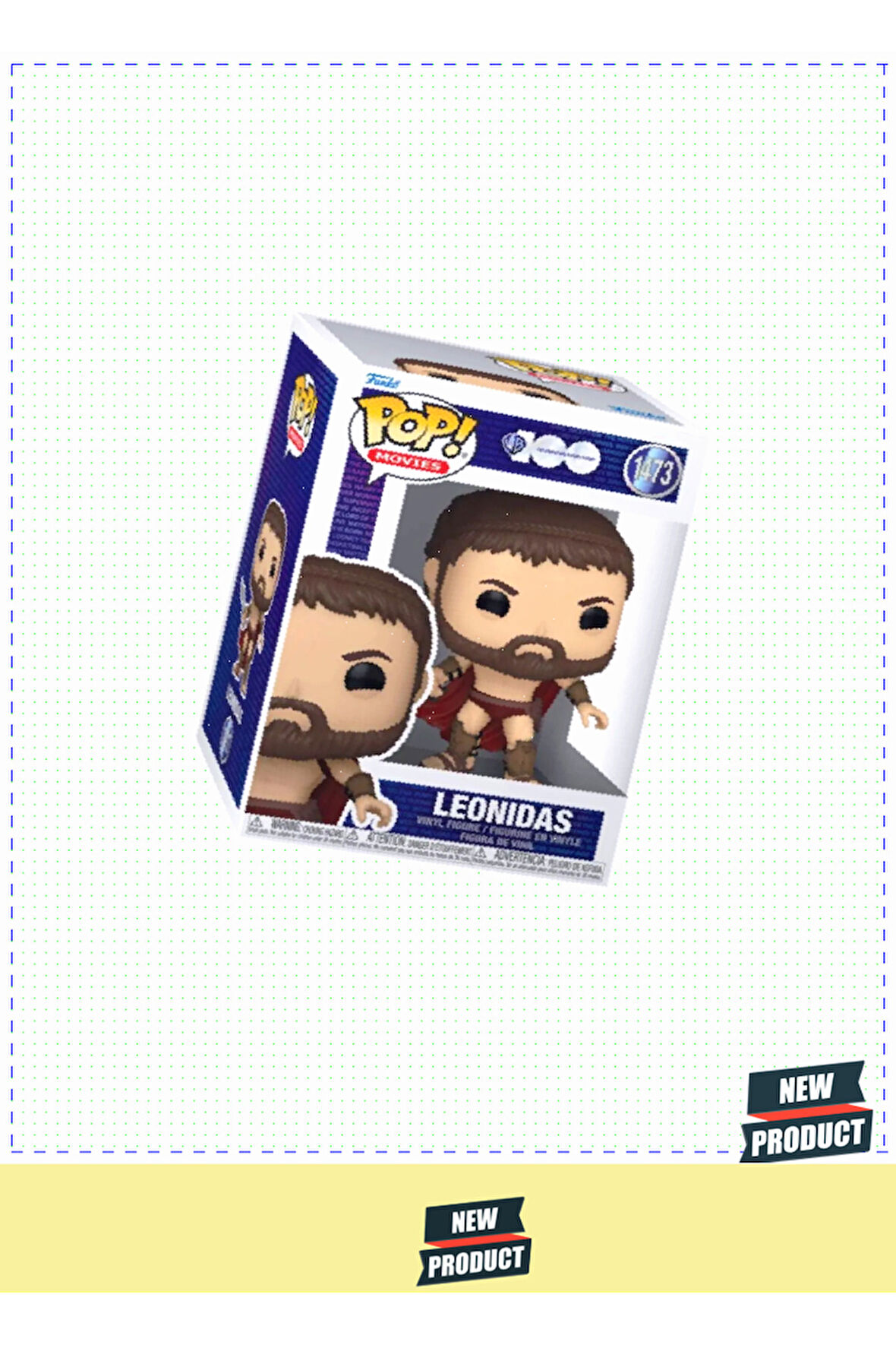 Funko Pop Figür Movies 300 Spartalı Leonidas 5 Litre Kız Erkek Çocuk Oyuncakları Eğitici Oyuncaklar