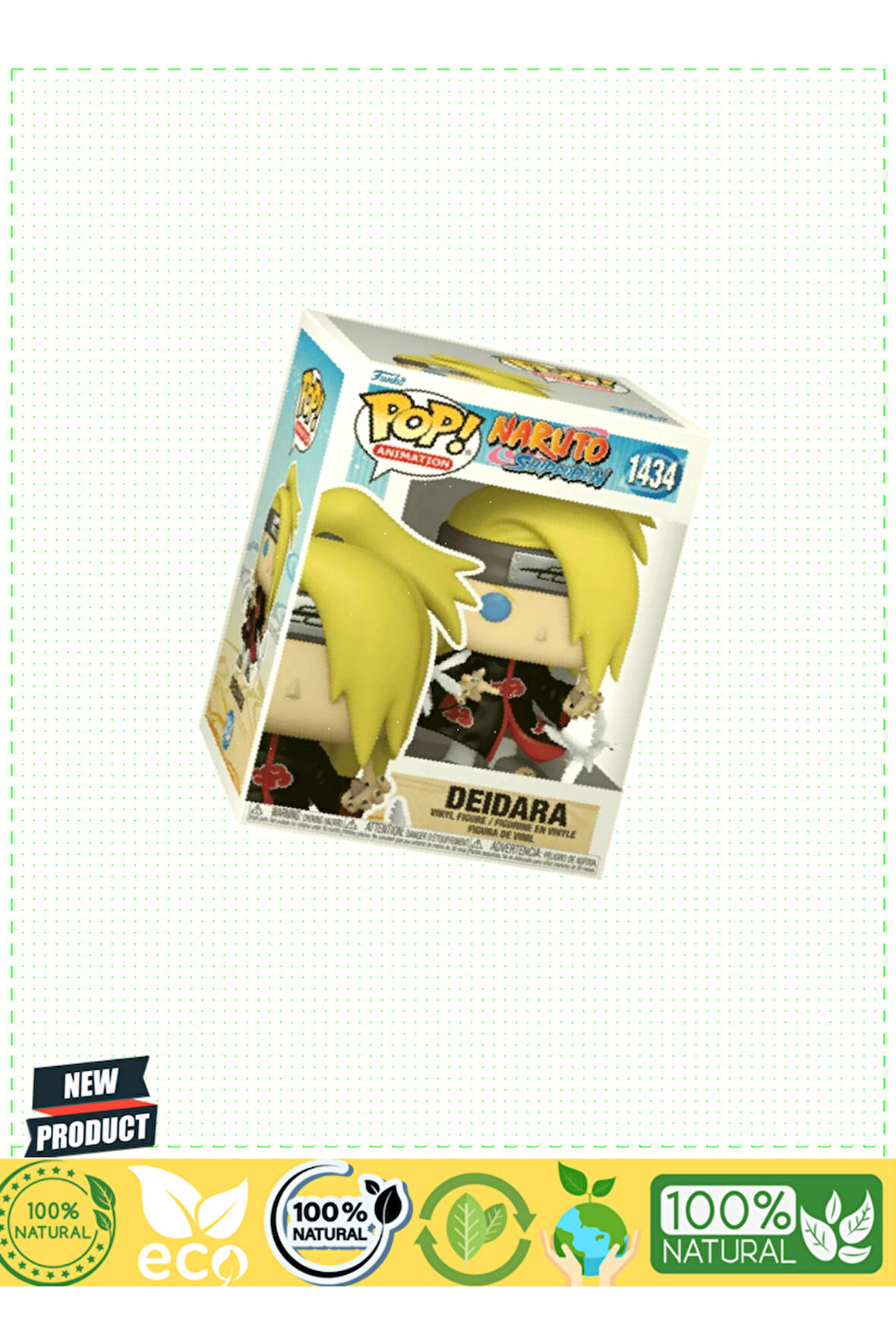 Funko Pop Animation Naruto Deidara 5 Litre Kız Erkek Çocuk Oyuncakları Eğitici Oyuncaklar
