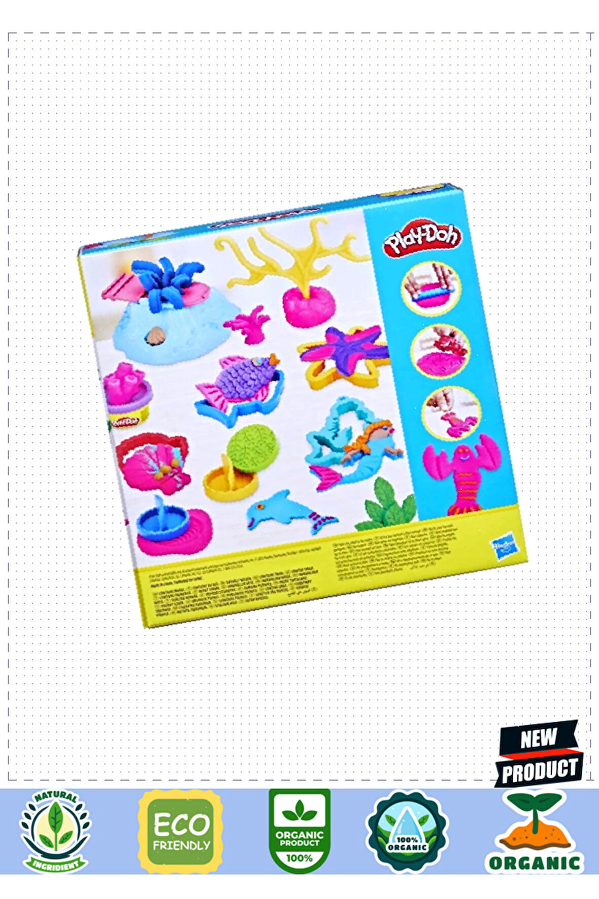 F7384 Play-Doh Creations Hayal Gücü Şekilleri Seti +3 yaş 1 Gram Kız Erkek Çocuk Oyuncakları Eğitici