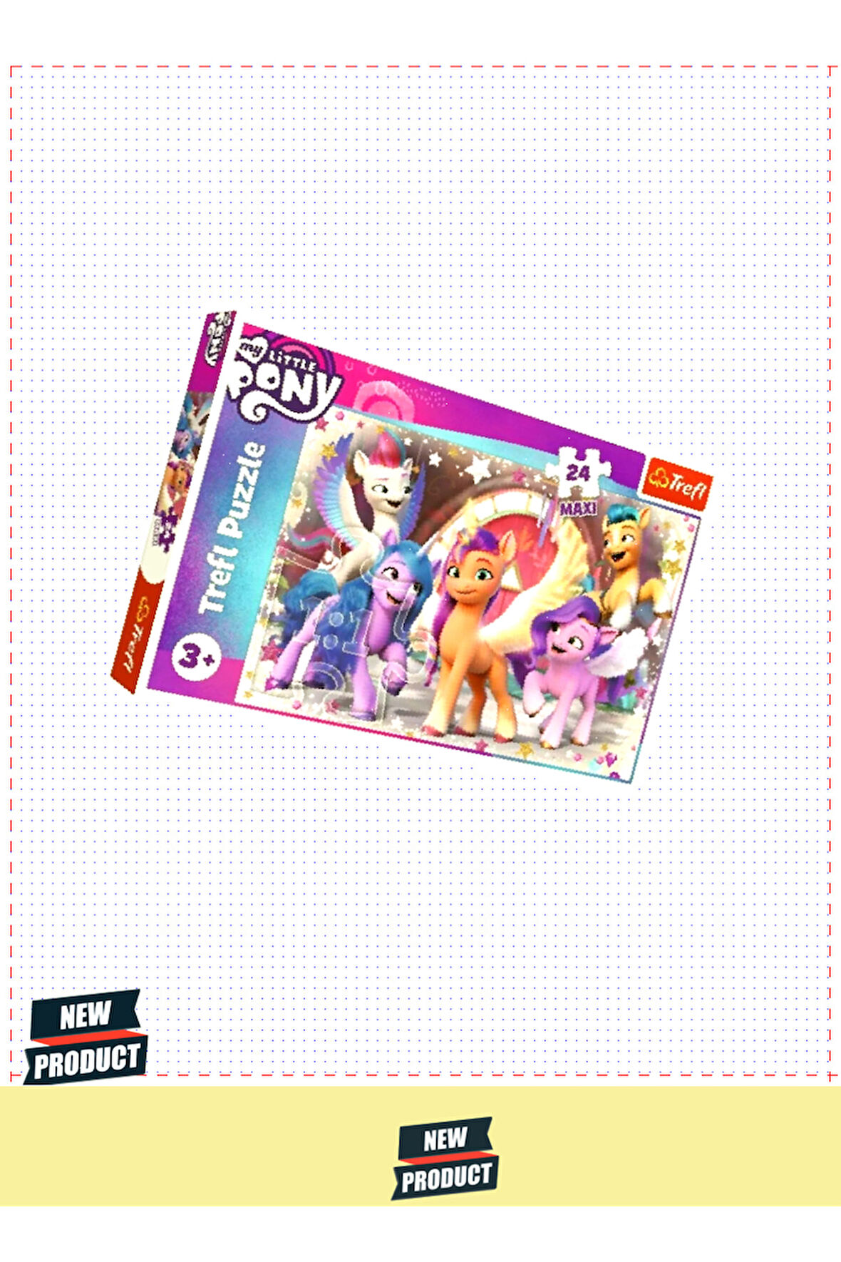 PUZZLE-14338 Myyy Littleee Ponyyyy 24 Parça Maxi Çocuk Puzzle 1 Gram Kız Erkek Çocuk Oyuncakları Eği