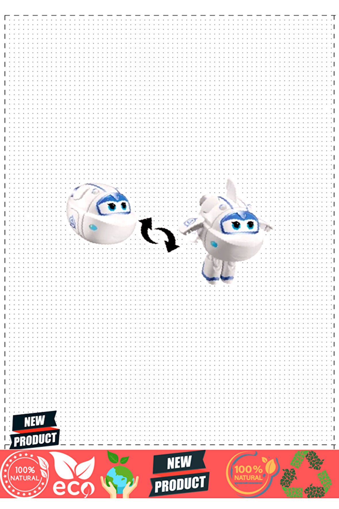 20564 Harika Kanatlar Dönüşen Yumbot Astra 5 Litre Kız Erkek Çocuk Oyuncakları Eğitici Oyuncaklar