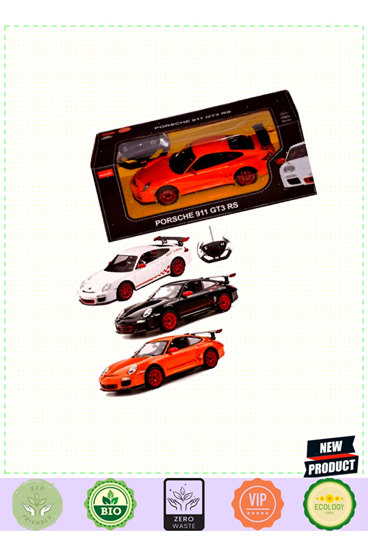 42800 1:14 Porsche Gt3 Rs Uzaktan Kumandalı Işıklı Araba 5 Litre Kız Erkek Çocuk Oyuncakları Eğitici