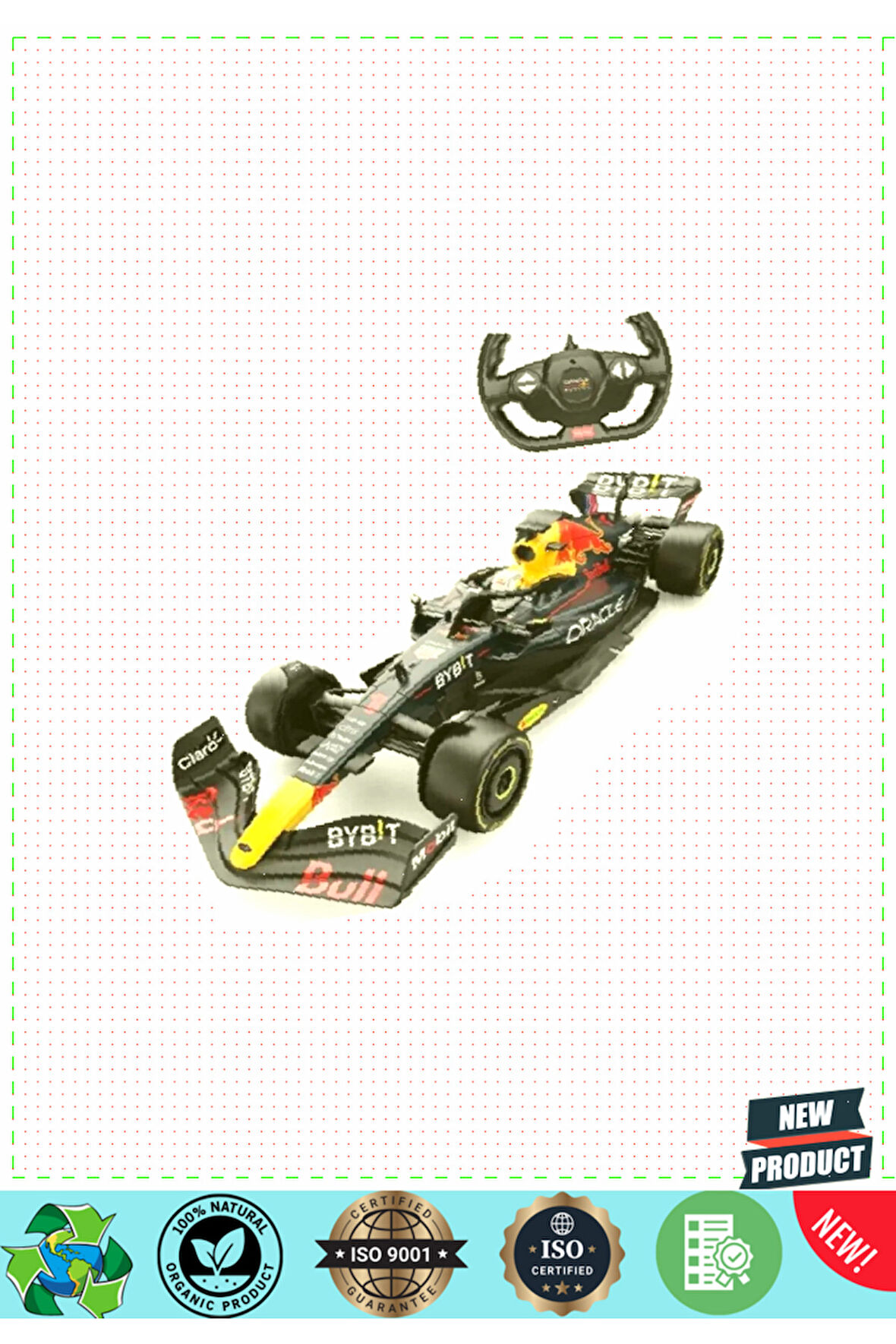 94700 Oracle Red Bull Racing RB18 00094700 SUN-RAS-R/C 1/12 1 Gram Kız Erkek Çocuk Oyuncakları Eğiti