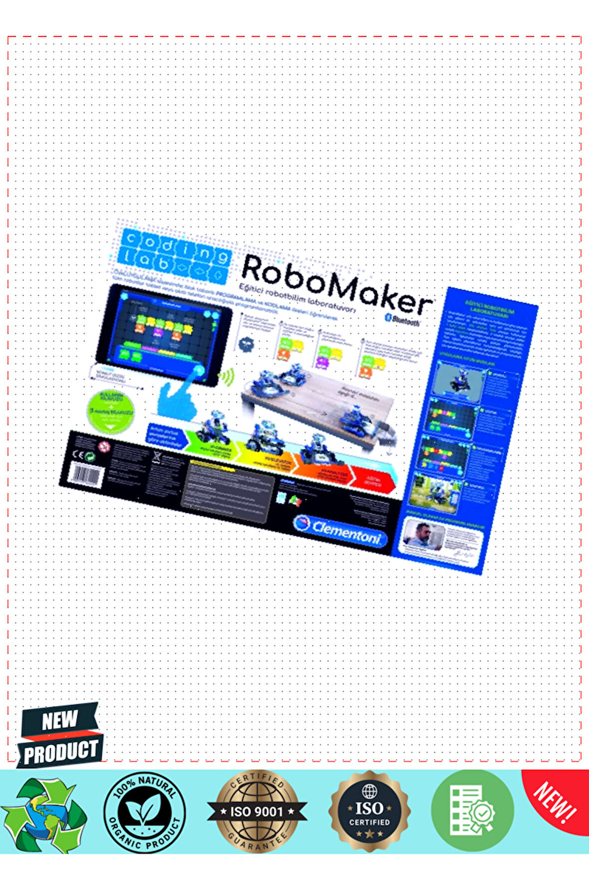 64442 Robomaker Start Kodlama-Eğitici Robotbilim Laboratuvarı +8 yaş 1 Gram Kız Erkek Çocuk Oyuncakl