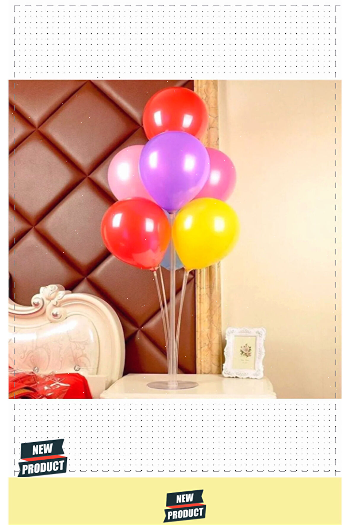 Balon Standı 75cm 5 Litre Kız Erkek Çocuk Oyuncakları Eğitici Oyuncaklar
