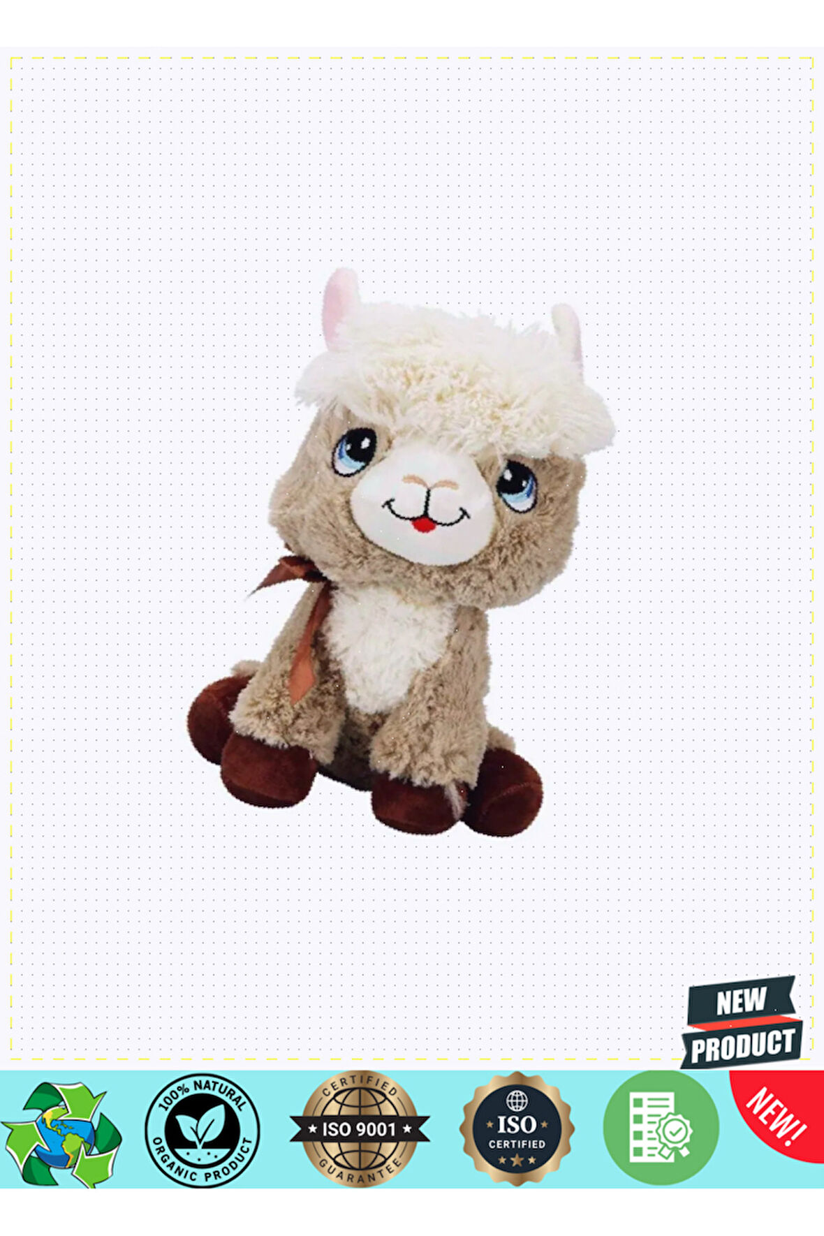 3188 Peluş Lama 35cm 5 Litre Kız Erkek Çocuk Oyuncakları Eğitici Oyuncaklar