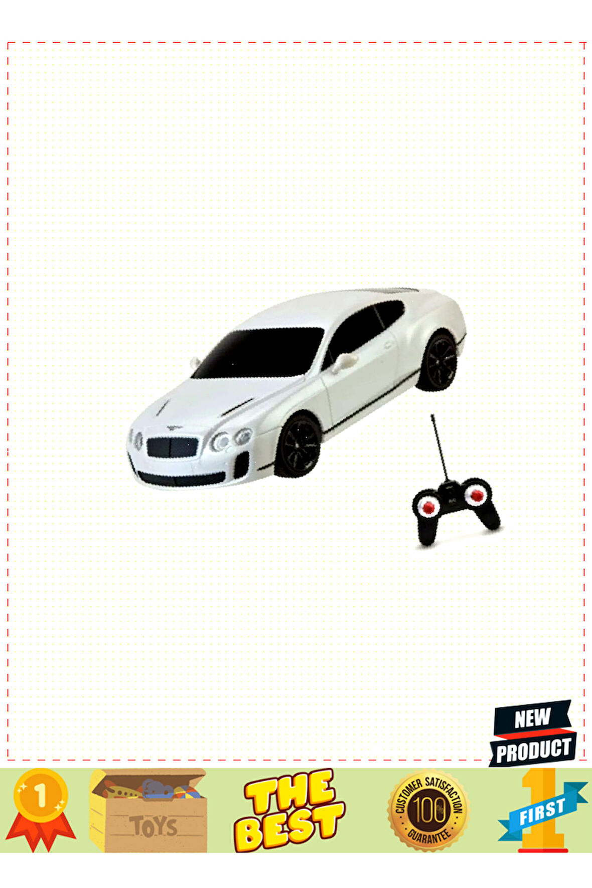 3944 Kumandalı Işıklı Bentley GY Supersport Araba 1 Gram Kız Erkek Çocuk Oyuncakları Eğitici Oyuncak