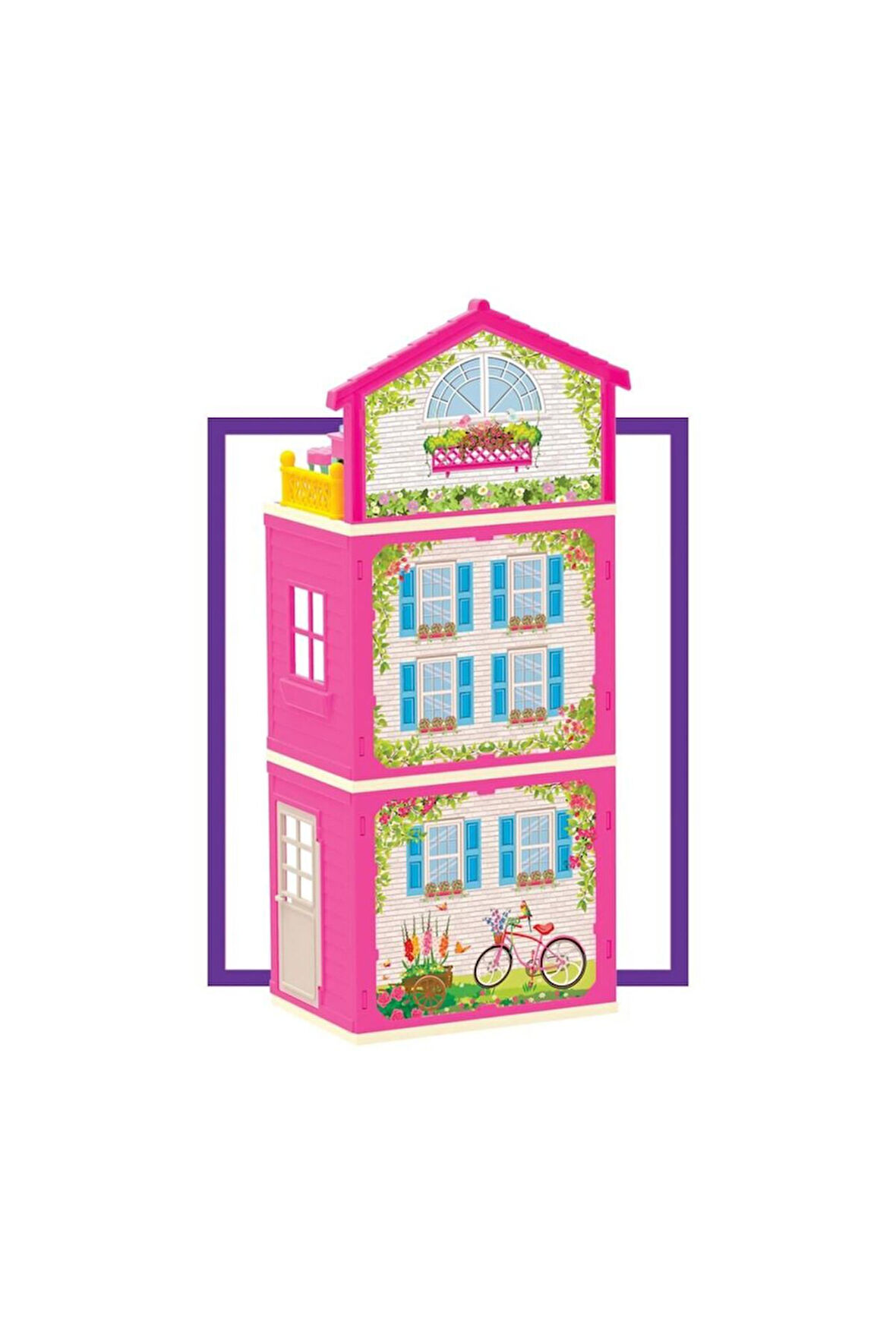 03662 Lola'nın 3 Katlı Evi 1 Gram Kız Erkek Çocuk Oyuncakları Eğitici Oyuncaklar