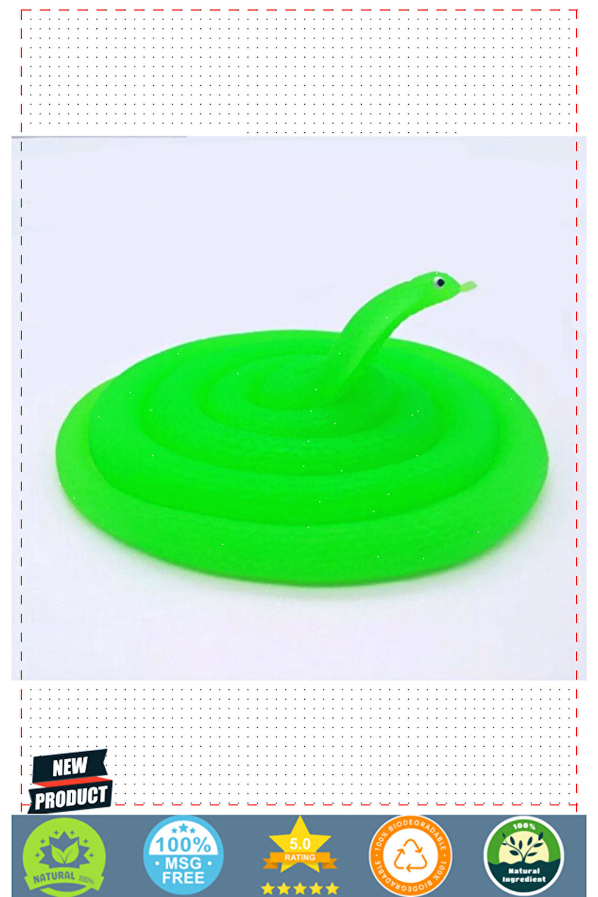 Fosfor Yeşil Renk Gerçekçi Görünüm Şaka Yumuşak Yılan 120Cm 1 Gram Kız Erkek Çocuk Oyuncakları Eğiti