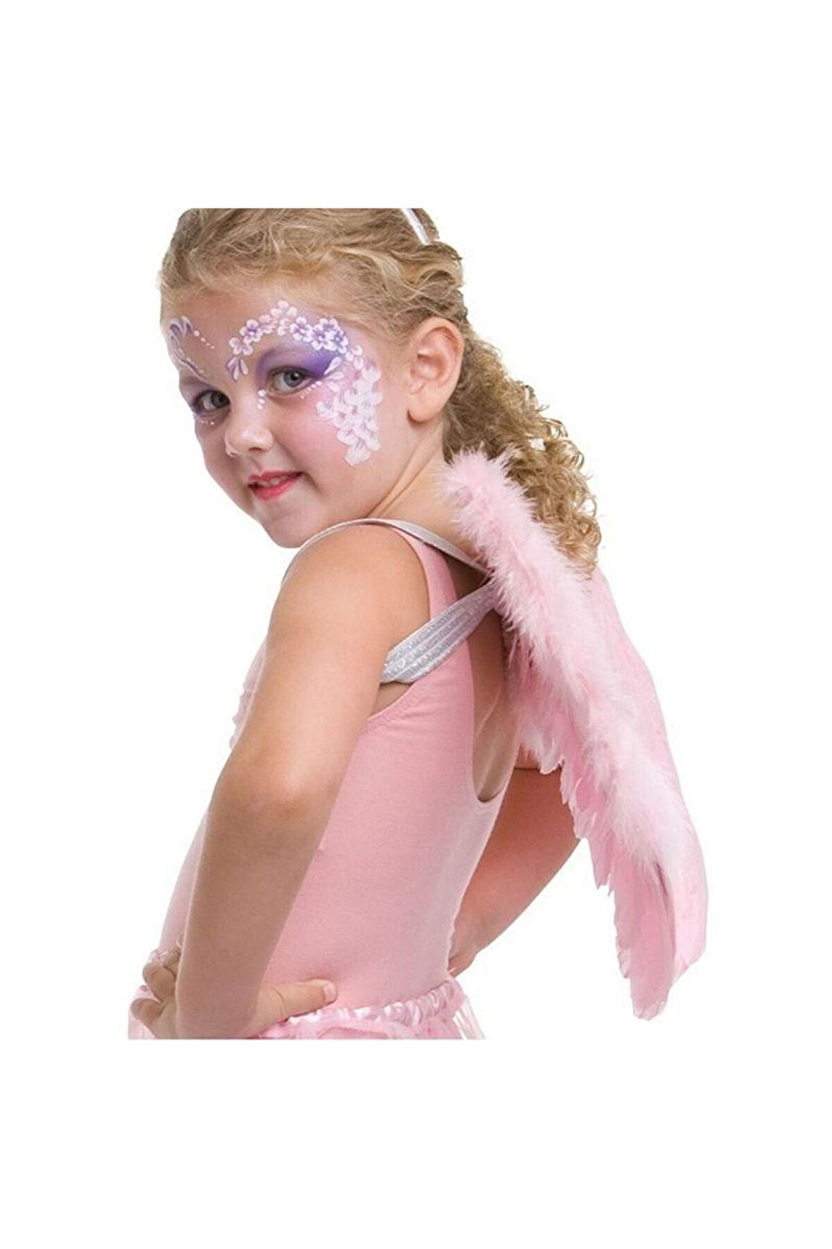 Pembe Renkli Orta Boy Çocuk Melek Kanadı 40x60Cm 1 Gram Kız Erkek Çocuk Oyuncakları Eğitici Oyuncakl