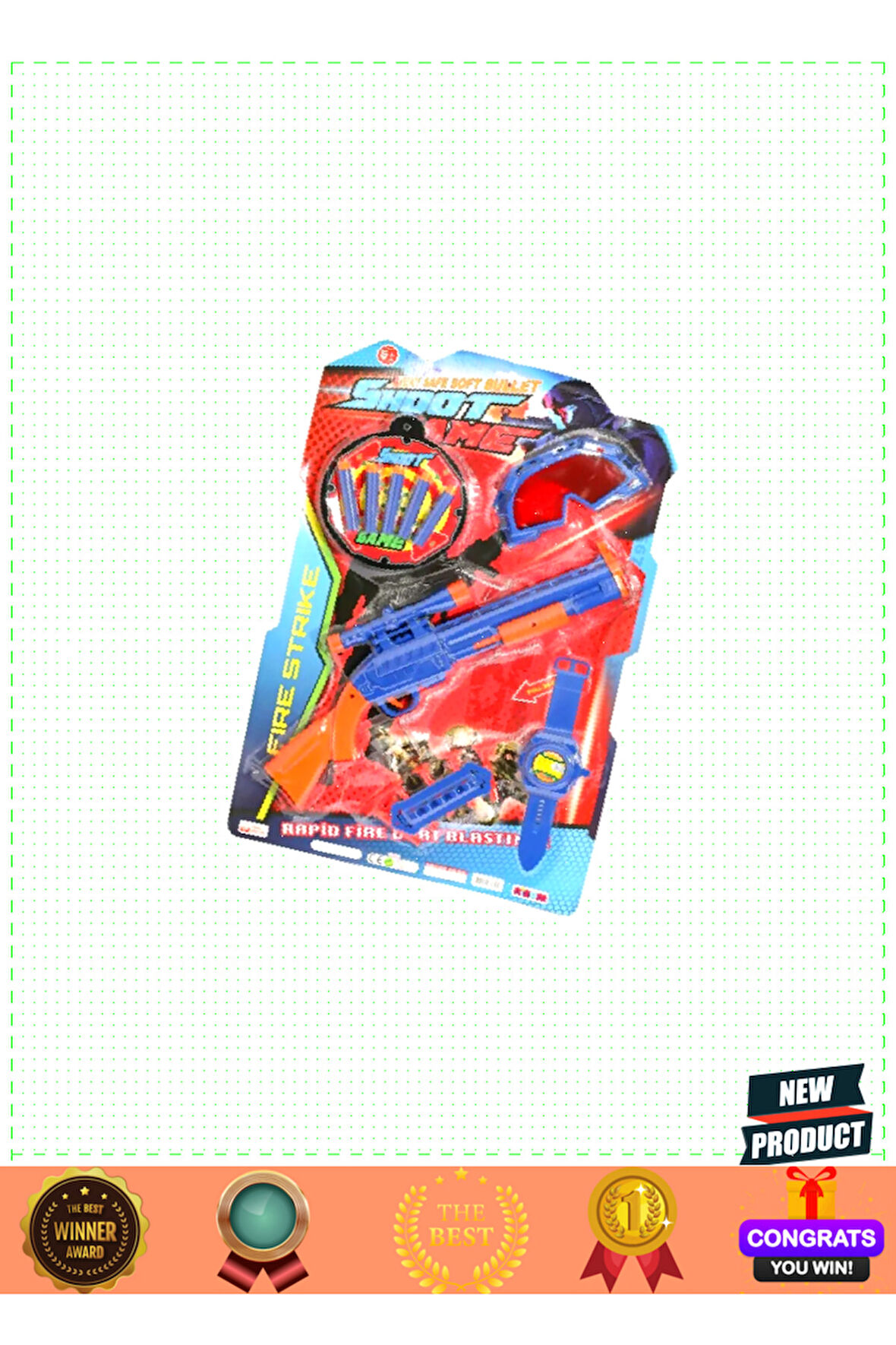 NZM-194 Sünger Atan Tüfek -Nizam 5 Litre Kız Erkek Çocuk Oyuncakları Eğitici Oyuncaklar