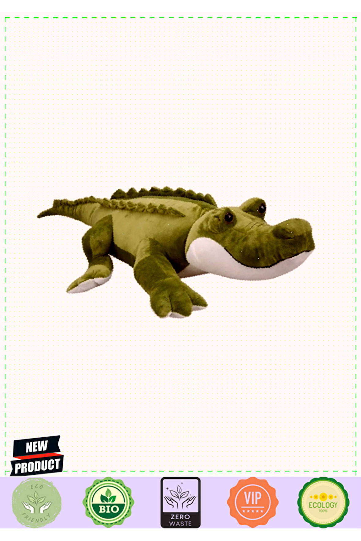 8269 Peluş Timsah 100cm 5 Litre Kız Erkek Çocuk Oyuncakları Eğitici Oyuncaklar