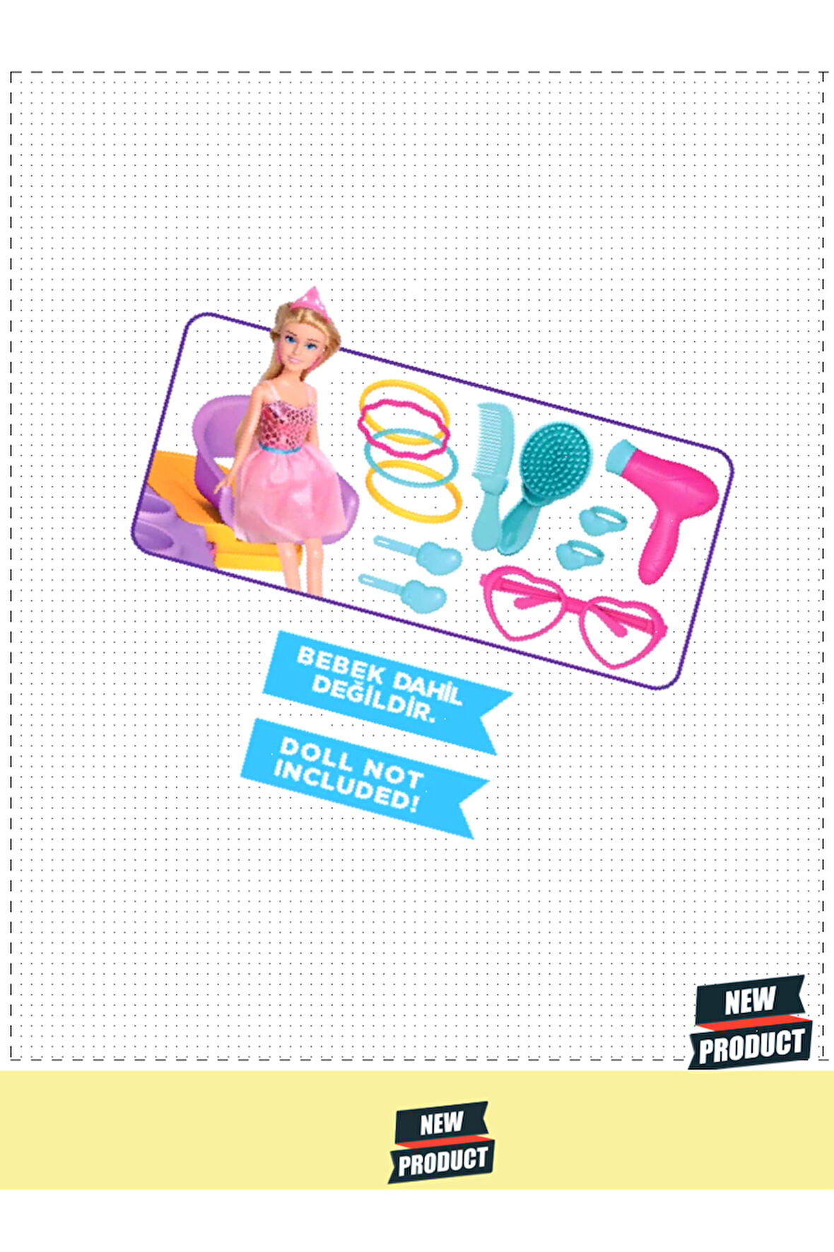 Linda'nın Güzellik Set Sırt Çantası  Çocuk Oyuncakları Eğitici Oyuncaklar