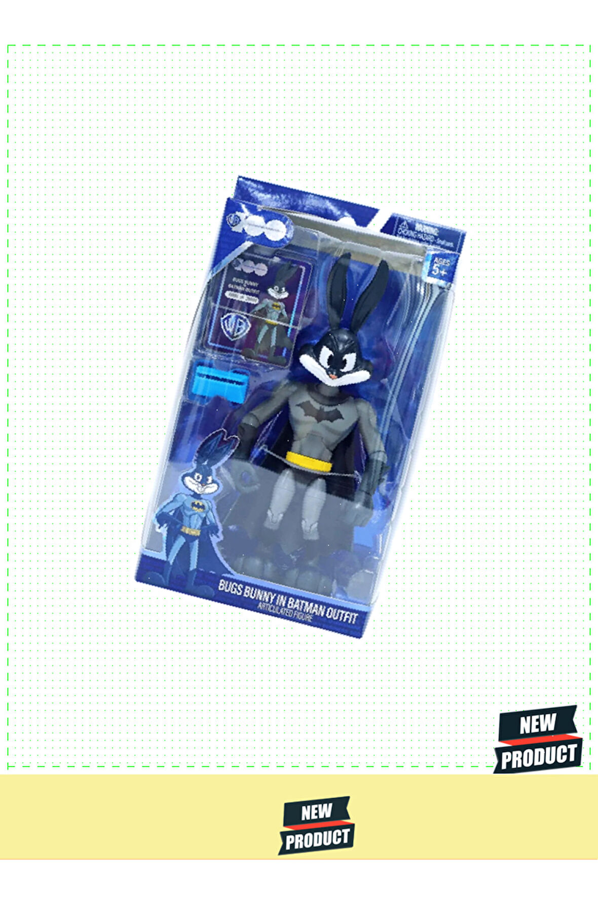 WB100 Warnerrr Brosss 100. Yıl Bugs Bunny Figürü WAW02000 1 Gram Kız Erkek Çocuk Oyuncakları Eğitici