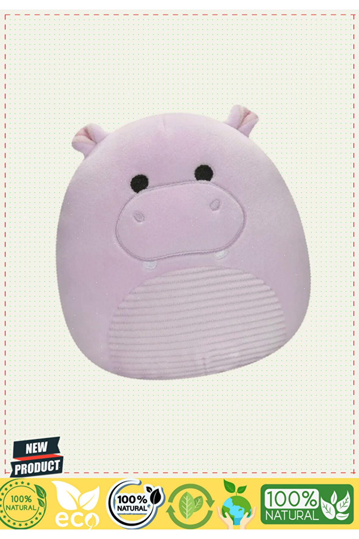 Squishmallowwww Su Aygırı Hanna 20cm 5 Litre Kız Erkek Çocuk Oyuncakları Eğitici Oyuncaklar