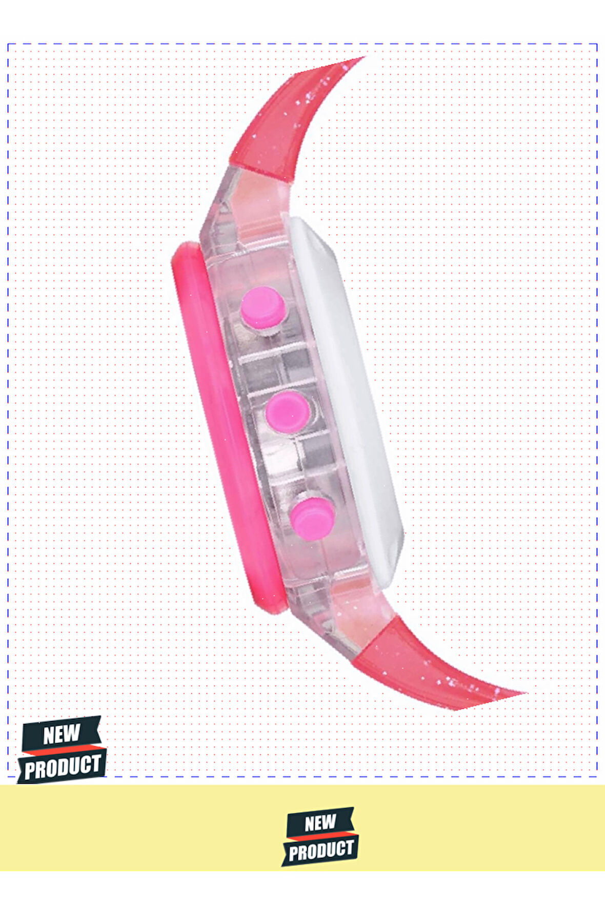 MiniFlak Lisanslı LOL Surprise LOL7210 Çocuk Pembe Işıklı Çocuk Kol Saati 1 Gram Kız Erkek Çocuk Oyu