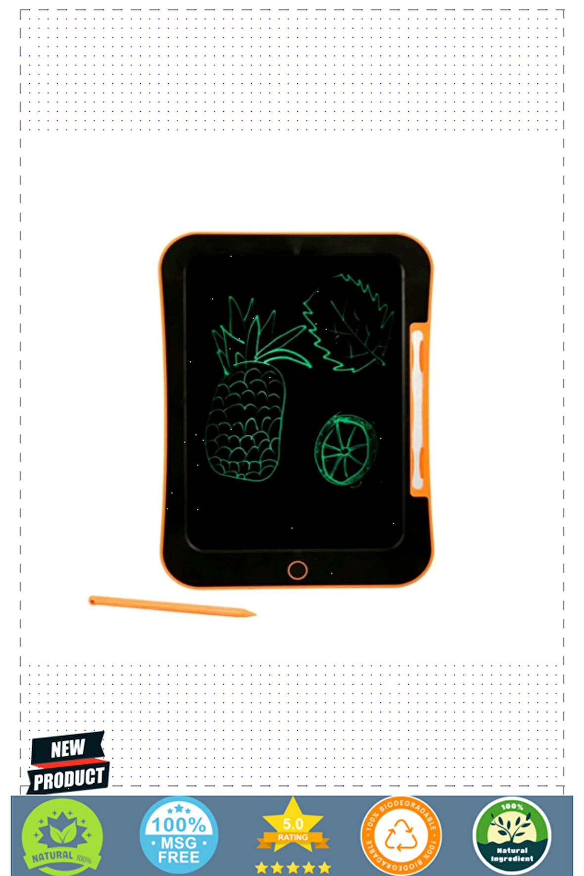 10,5'' Lcd Dijital Çizim Tableti 5 Litre Kız Erkek Çocuk Oyuncakları Eğitici Oyuncaklar