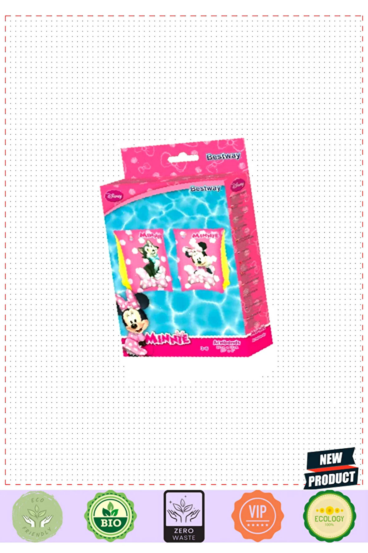 Minnie 25cm Çocuk Kolluk Kız Çocuk Kolluk Simit Bebek Kolluk Simit Çocuk Yüzme Kolluk