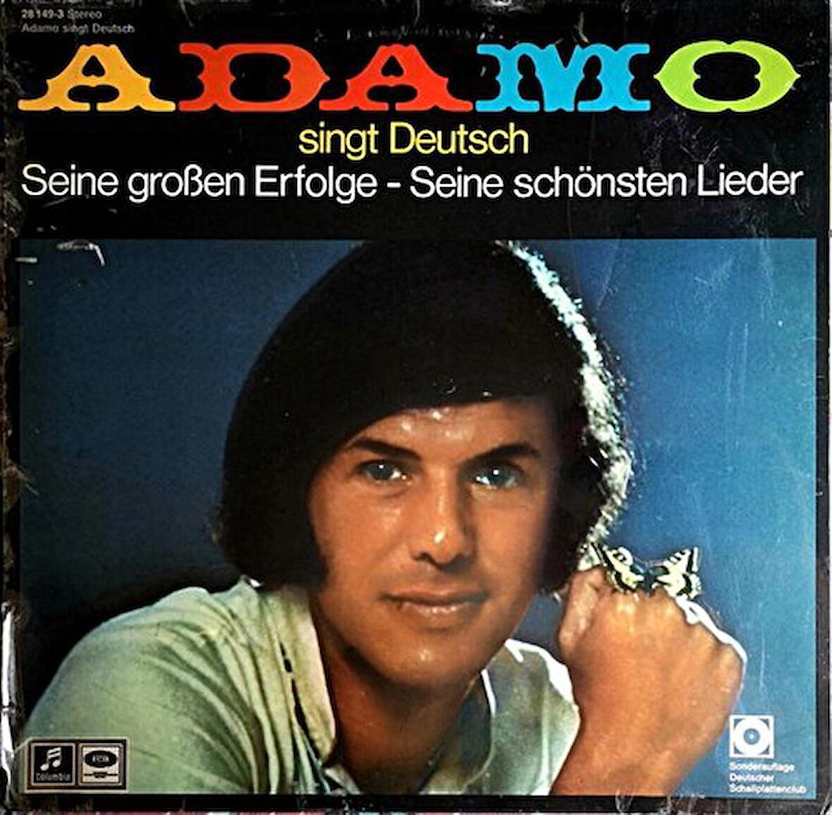 Salavatore Adamo – Adamo Singt Deutsch Seine Großen Erfolge - Chanson Müzik Tarzi - Plak alithestereo